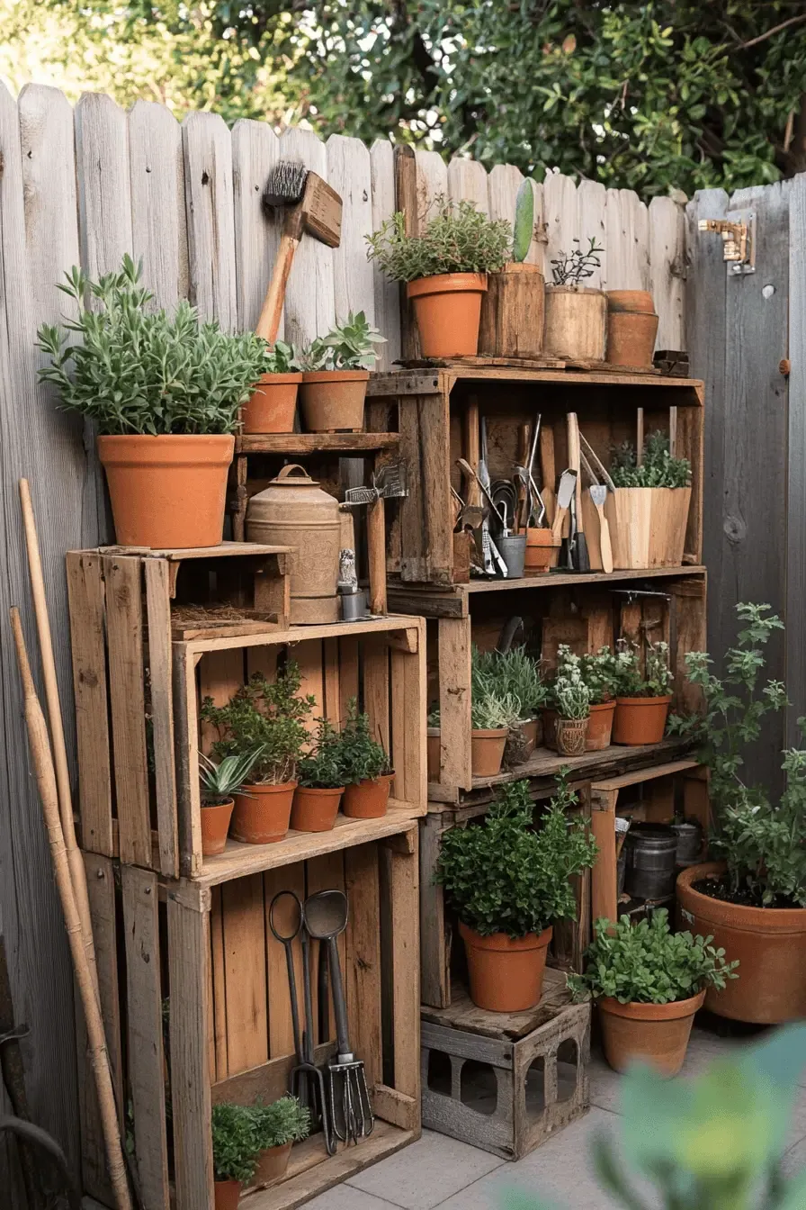 Building Shelves from Wooden Crates - photo 2