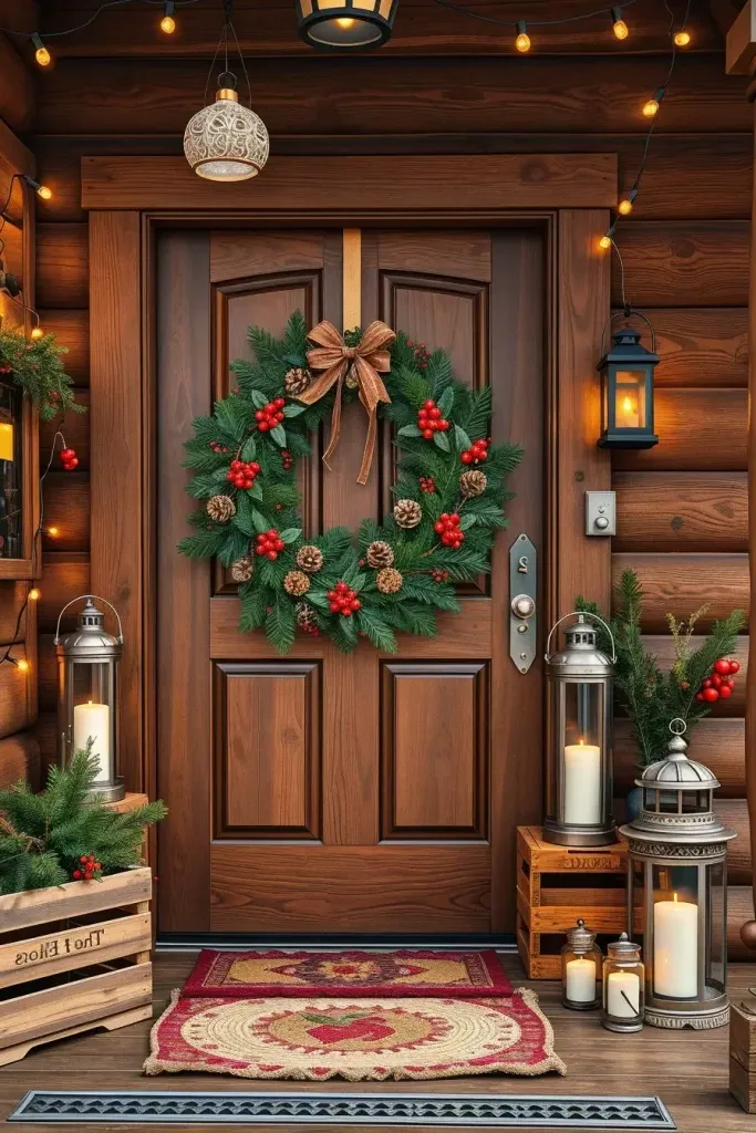 Natural Pinecone and Berry Wreaths - photo 2