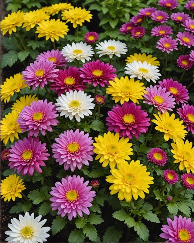 Chrysanthemums for Fall Color