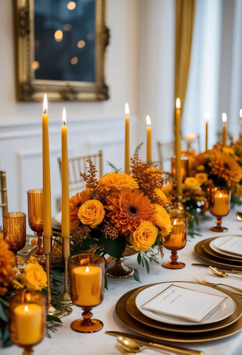15 Stunning Amber Decor Ideas for Your Dream Wedding!