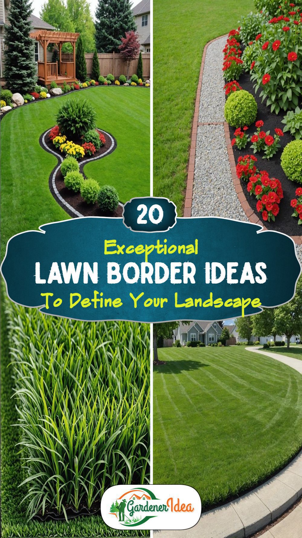 20 Lawn Border Landscape Ideas Worth Copying
