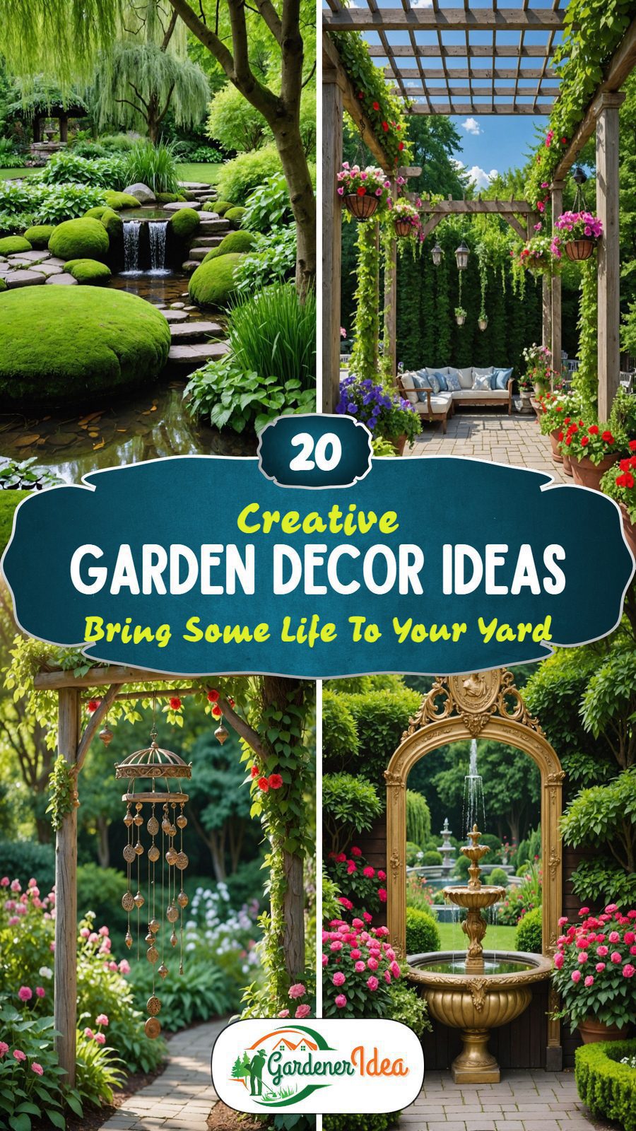 20 Creative Garden Decor Ideas for a Fun Backyard