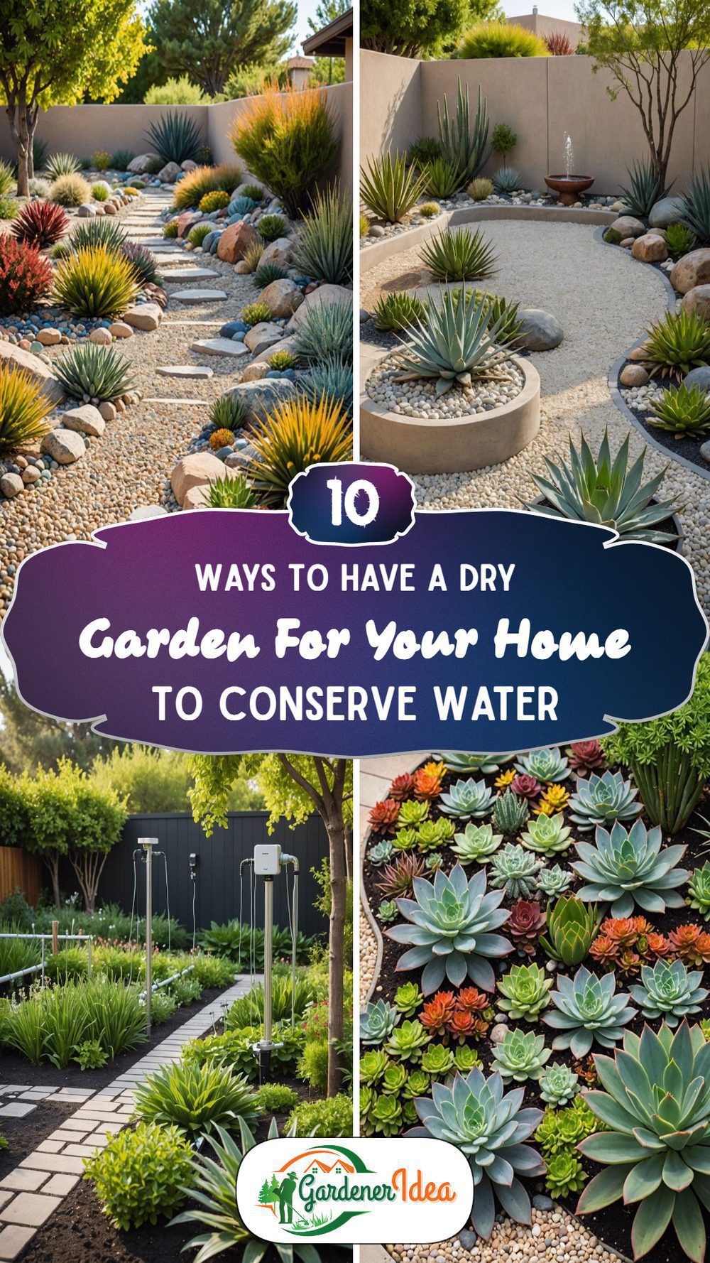 10 Dry Garden Ideas to Save Water at Home