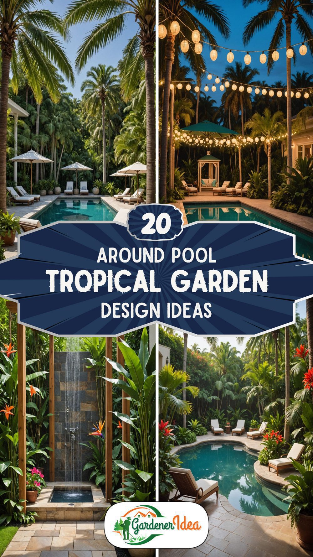 20 Pool Tropical Garden Design Ideas for Backyard Escapes