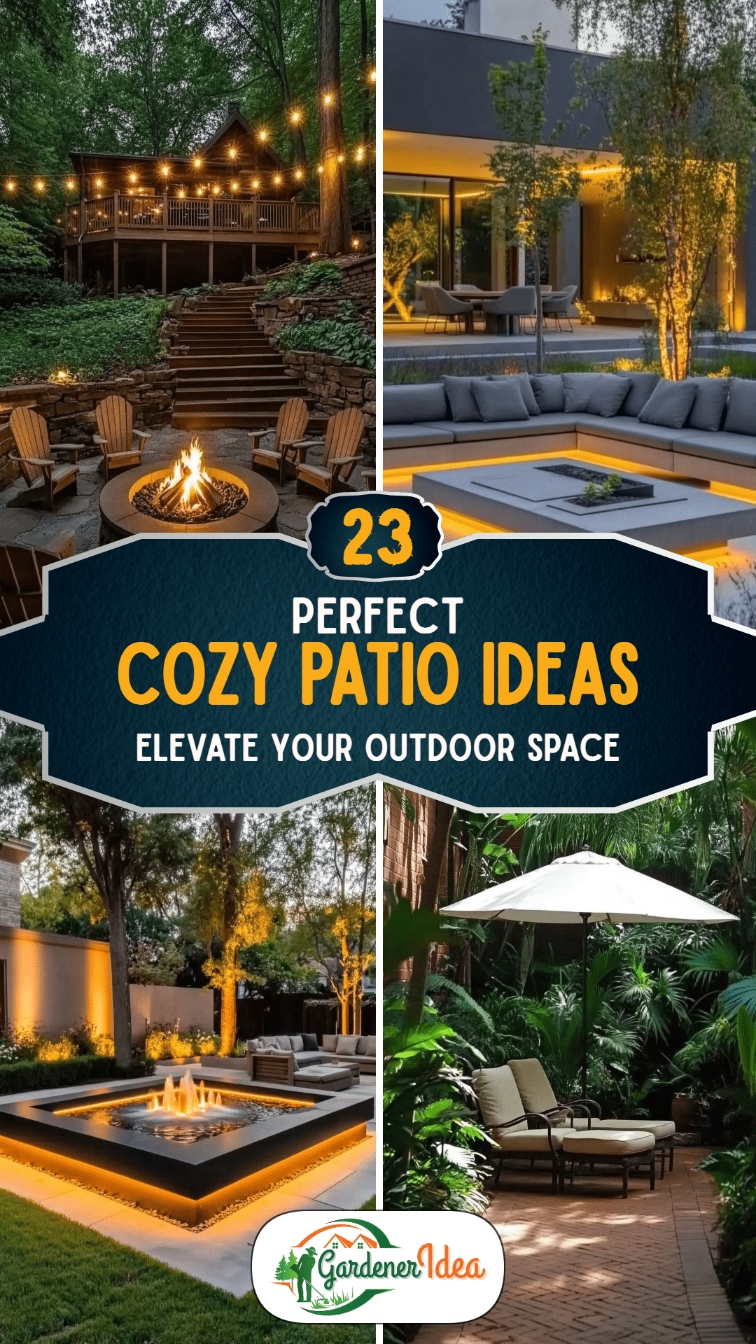 23 Cozy Patio Ideas for Your Outdoor Space Makeover