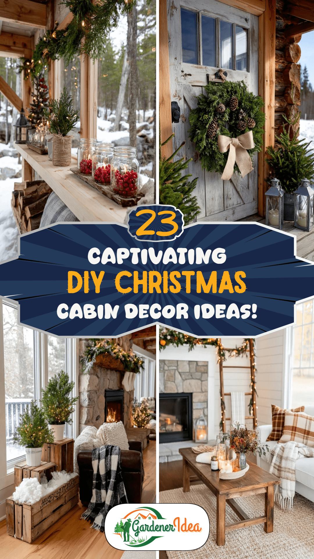 23 DIY Christmas Cabin Decor Ideas for a Cozy Holiday