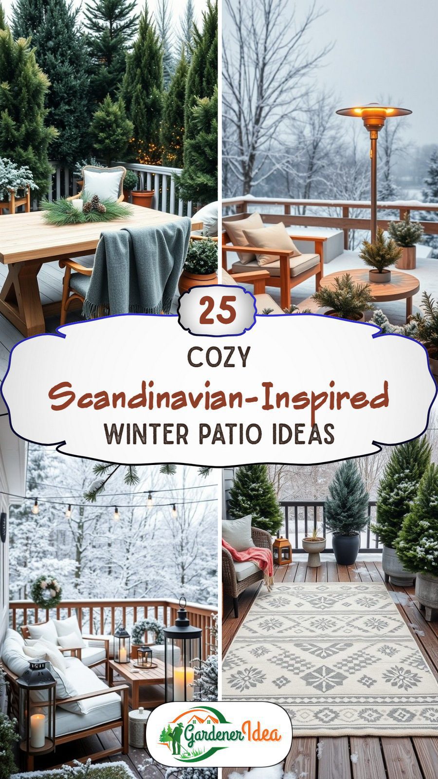 25 Scandinavian-Inspired Winter Patio Ideas for Cozy Nights