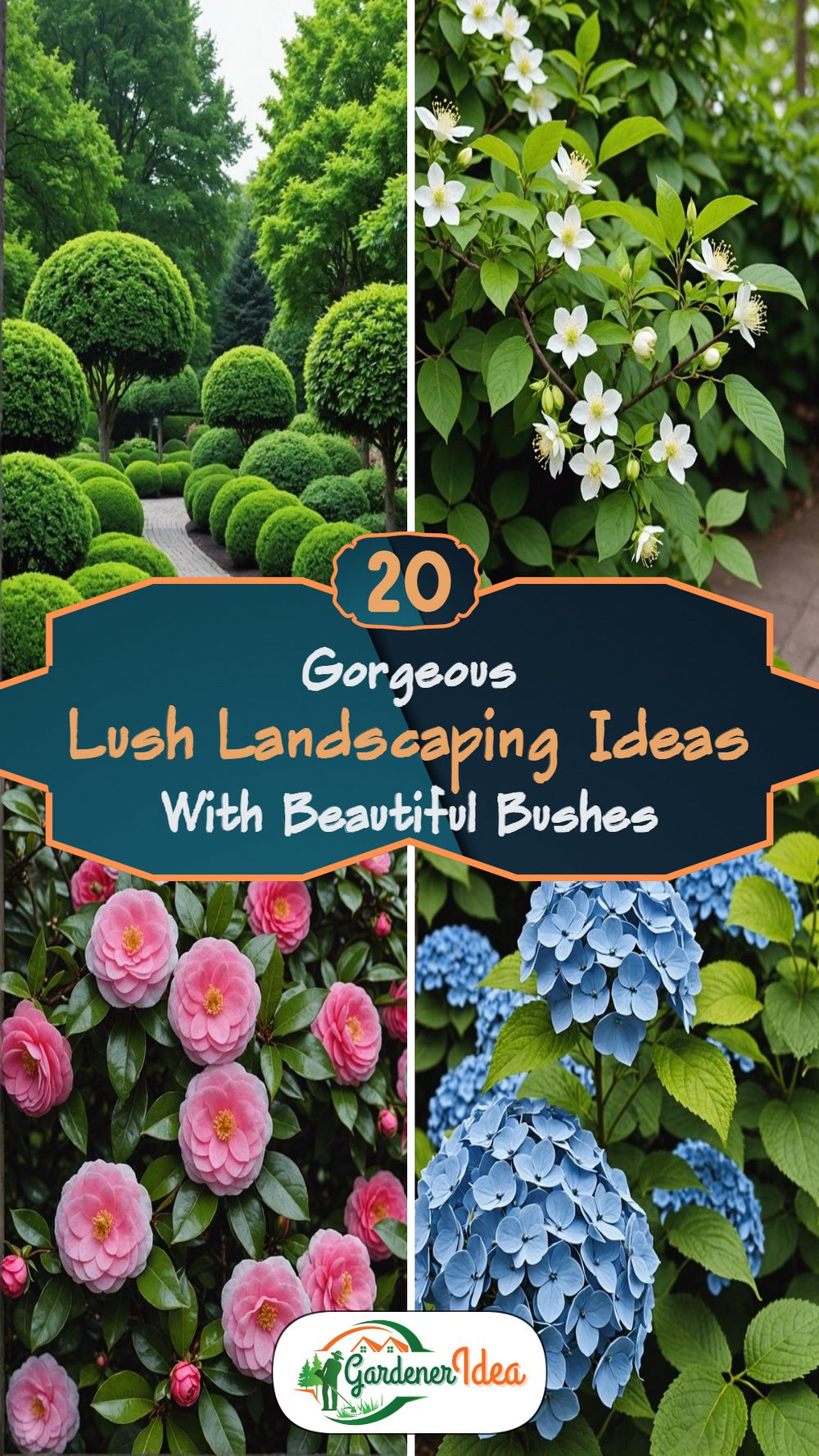 Lush Landscaping Ideas Featuring 20 Beautiful Bushes
