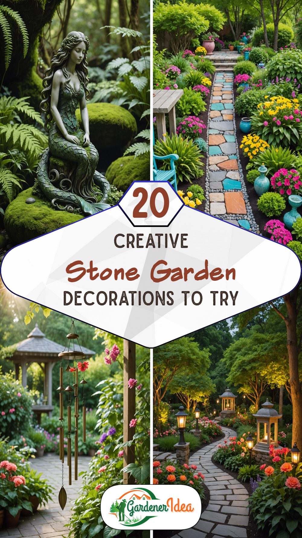 20 Stone Garden Decorations Worth Trying This Year
