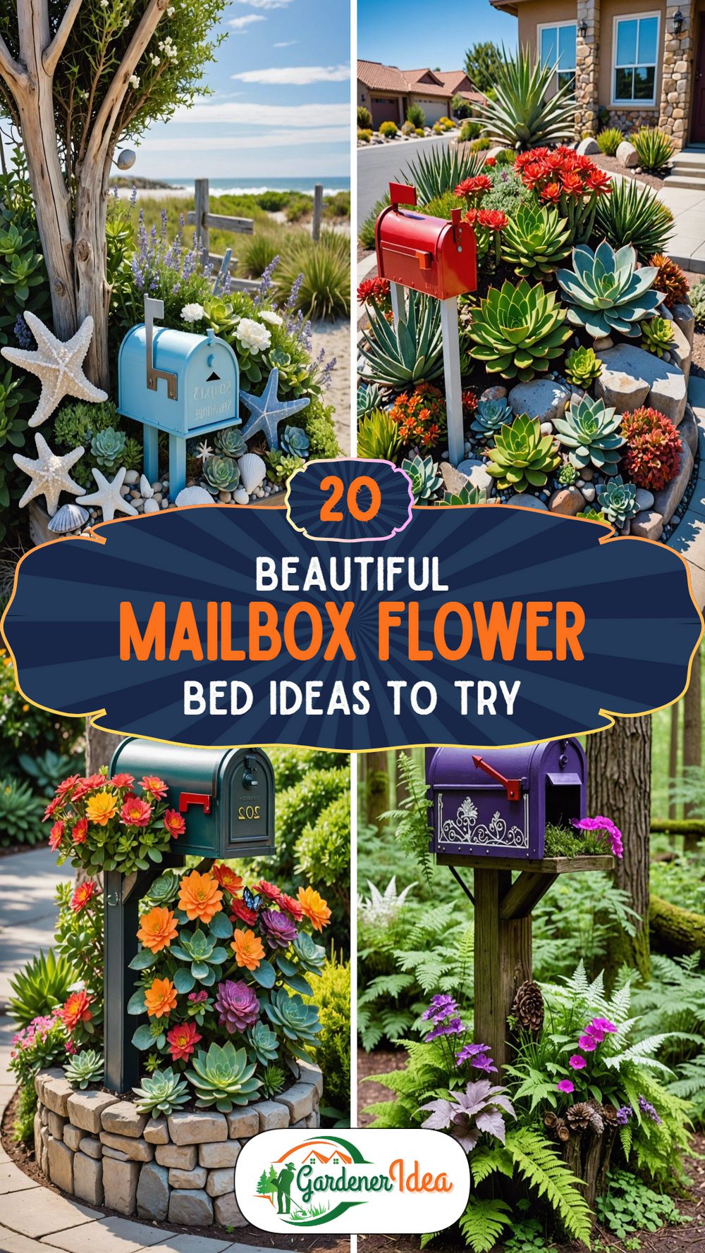 20 Mailbox Flower Bed Ideas Worth Copying