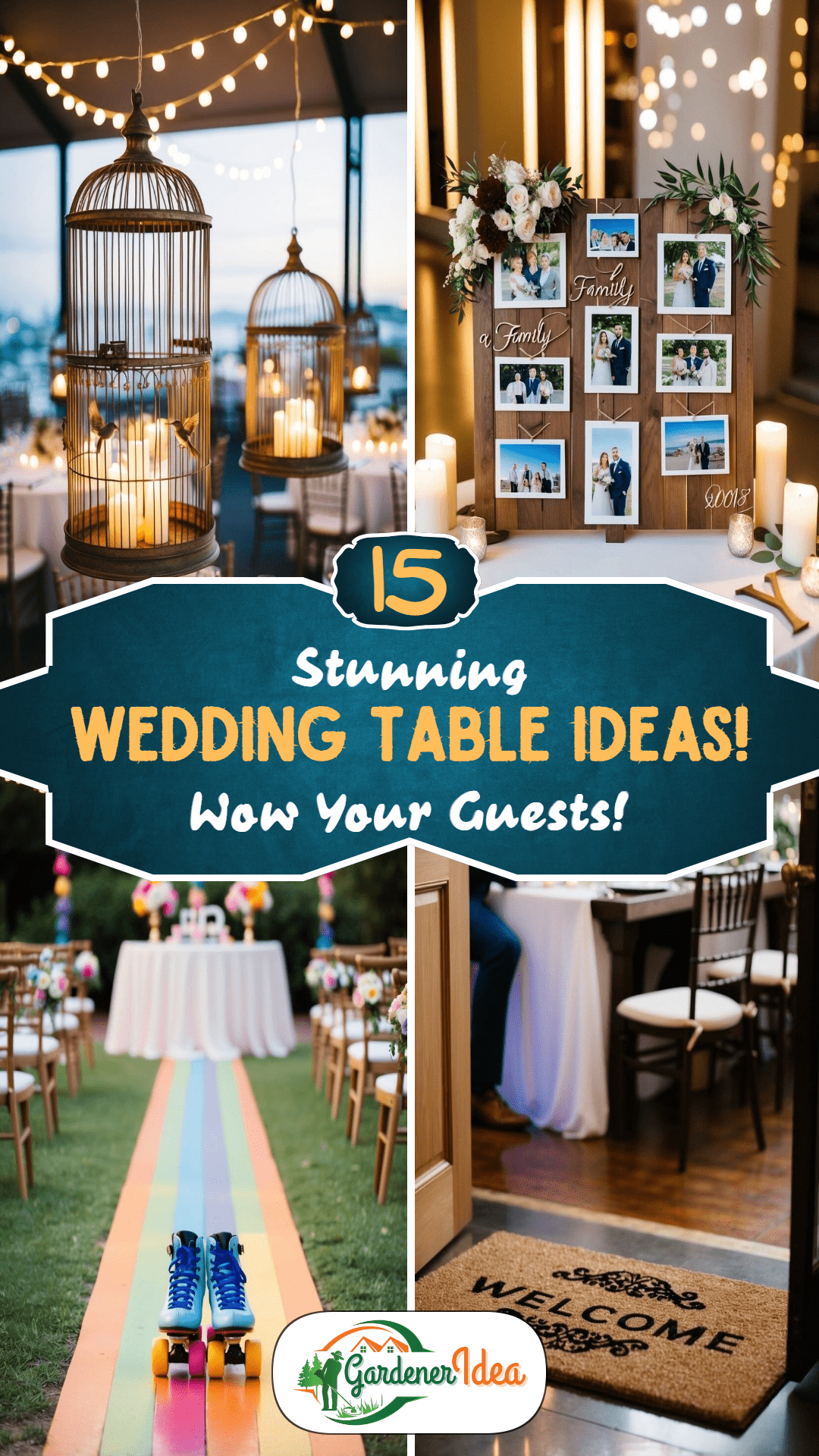 Wow Your Guests With 15 Stunning Wedding Table Ideas