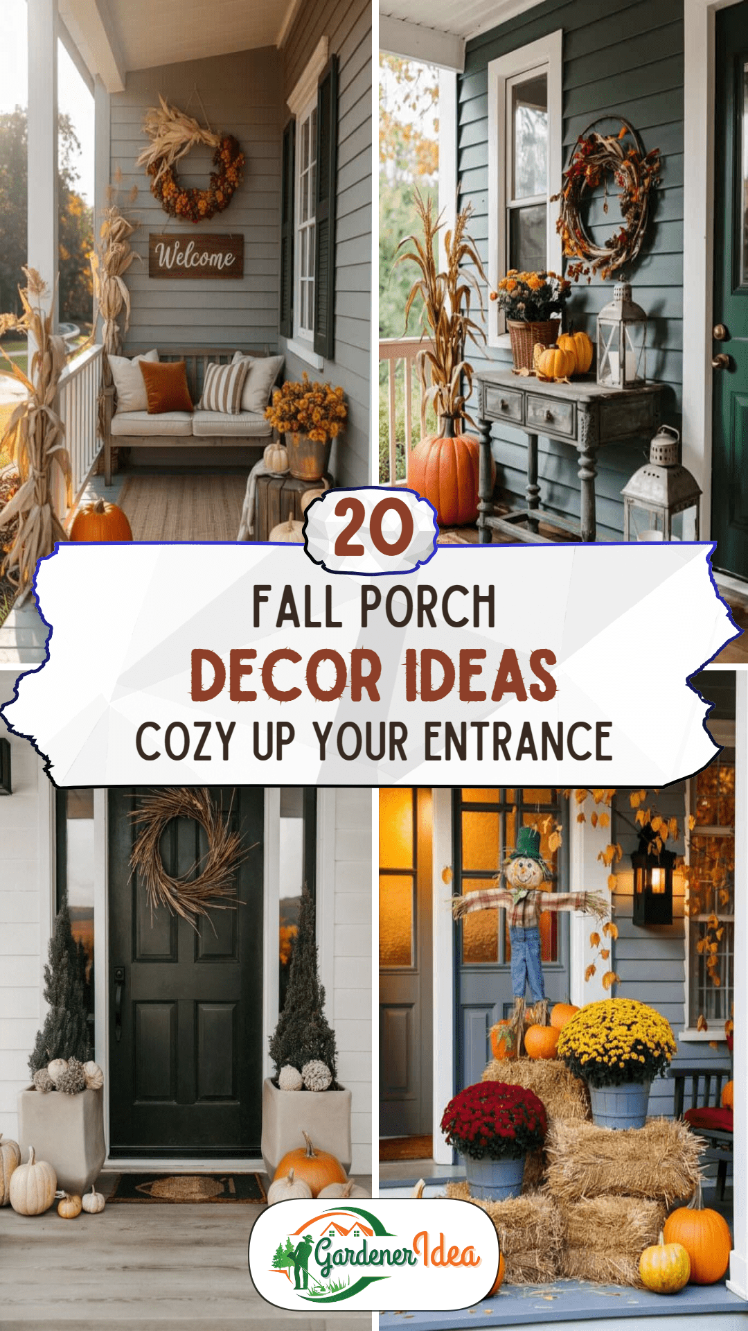 20 Fall Porch Decor Ideas for a Cozy Front Entrance