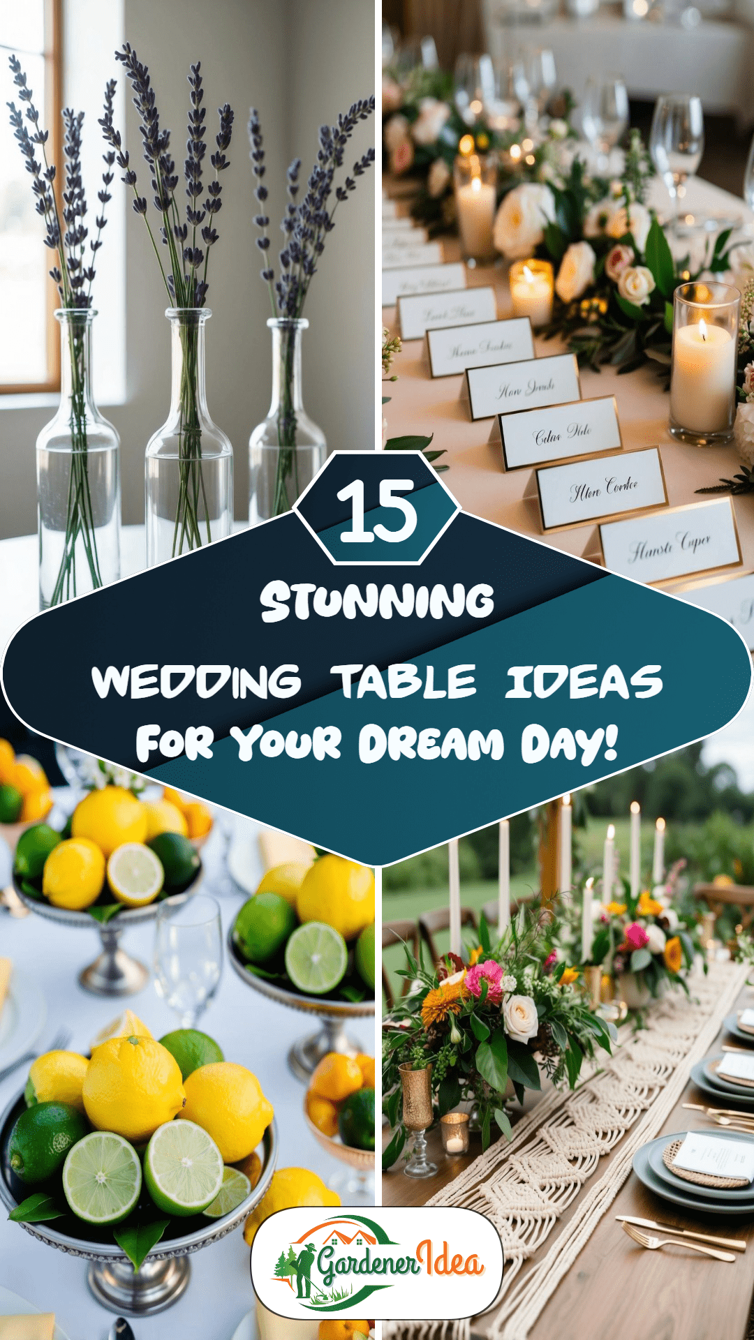 15 Stunning Wedding Table Ideas Your Guests Will Love