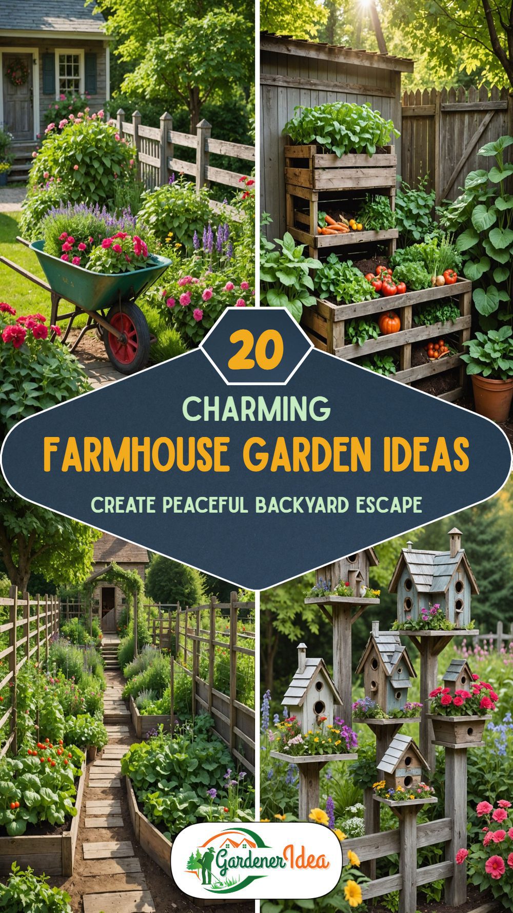 20 Farmhouse Garden Ideas for a Cozy Backyard