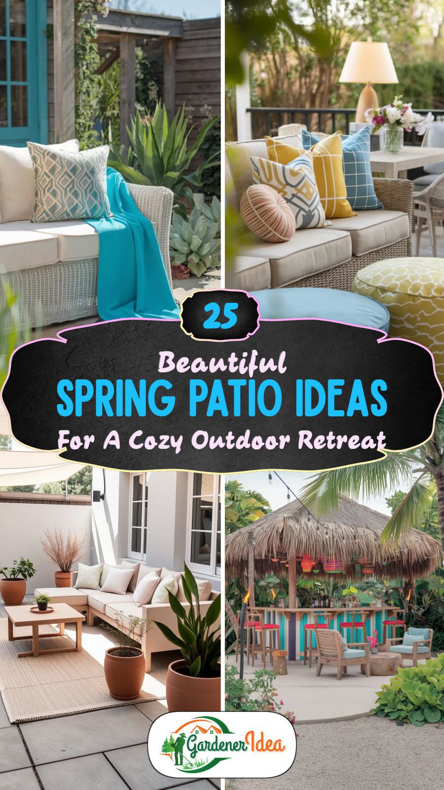 25 Spring Patio Ideas for a Cozy Backyard Escape