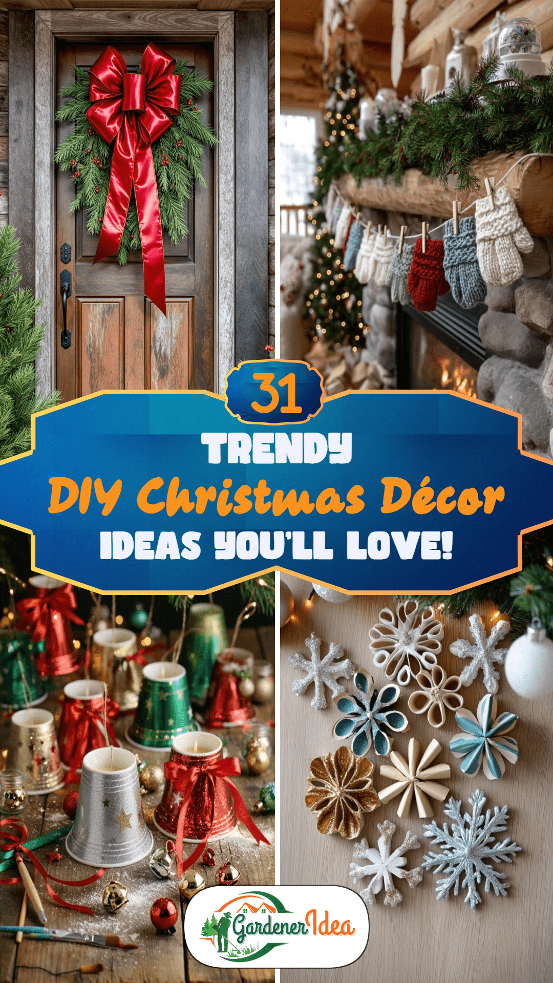 31 Trendy DIY Christmas Décor Ideas for a Merry Home