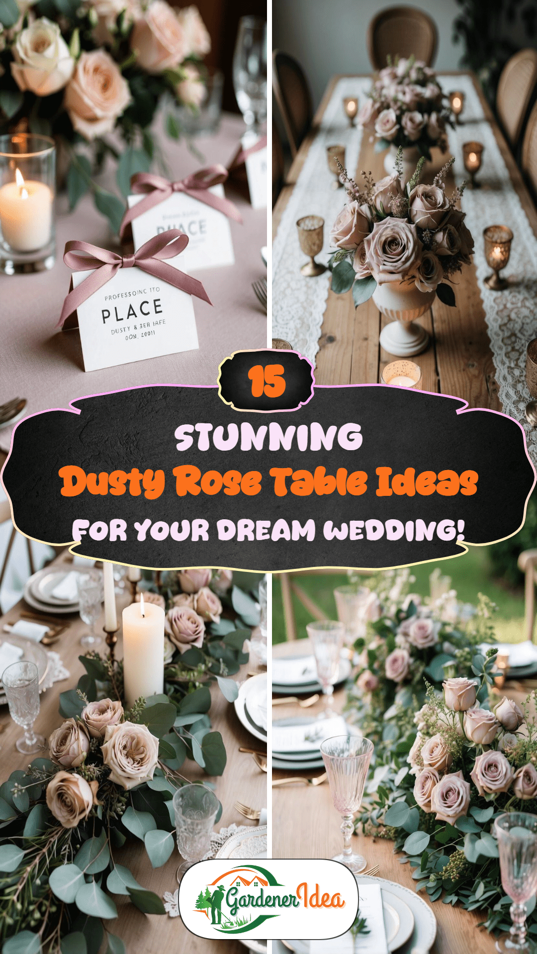 15 Dusty Rose Table Ideas for Your Dream Wedding Day