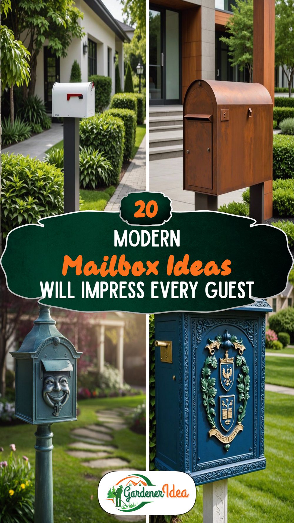 20 Modern Mailbox Ideas for a Stylish Curb Appeal Upgrade