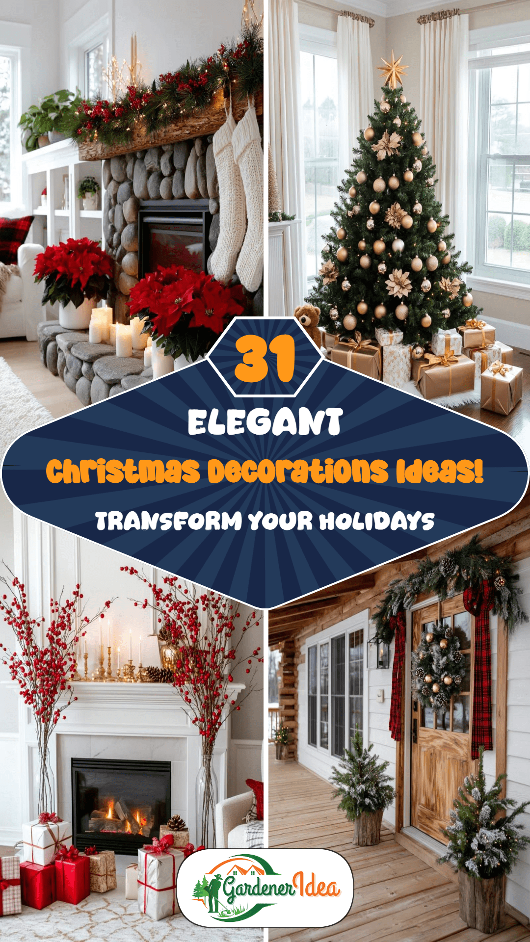 31 Christmas Decorations Ideas for an Elegant Holiday Home