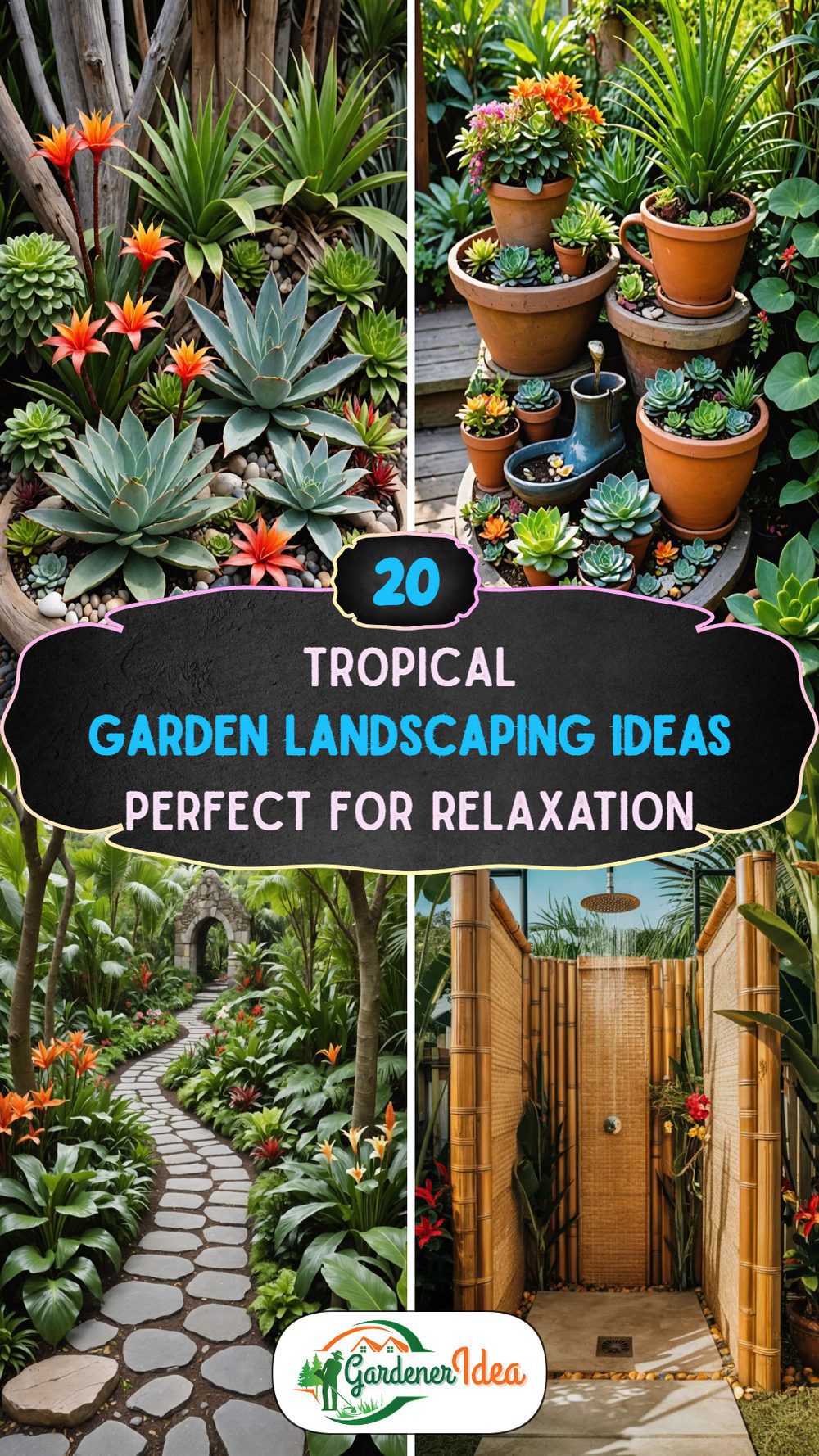 20 Tropical Garden Landscaping Ideas for a Backyard Escape