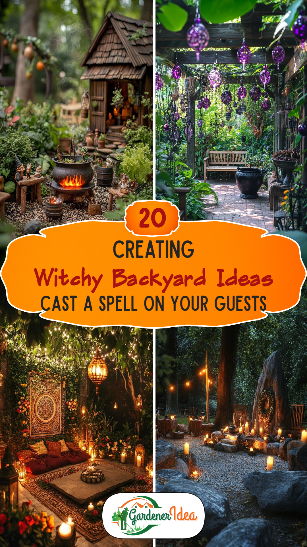 20 Witchy Backyard Ideas That Will Bewitch Your Guests