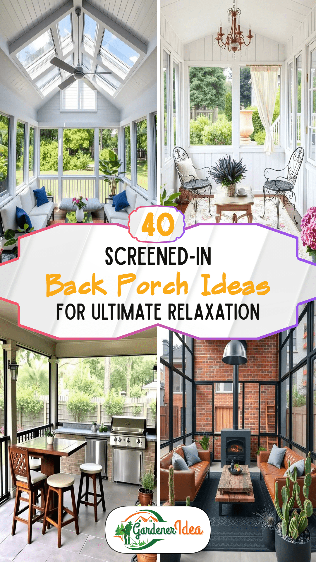 40 Screened-In Back Porch Ideas for Total Relaxation
