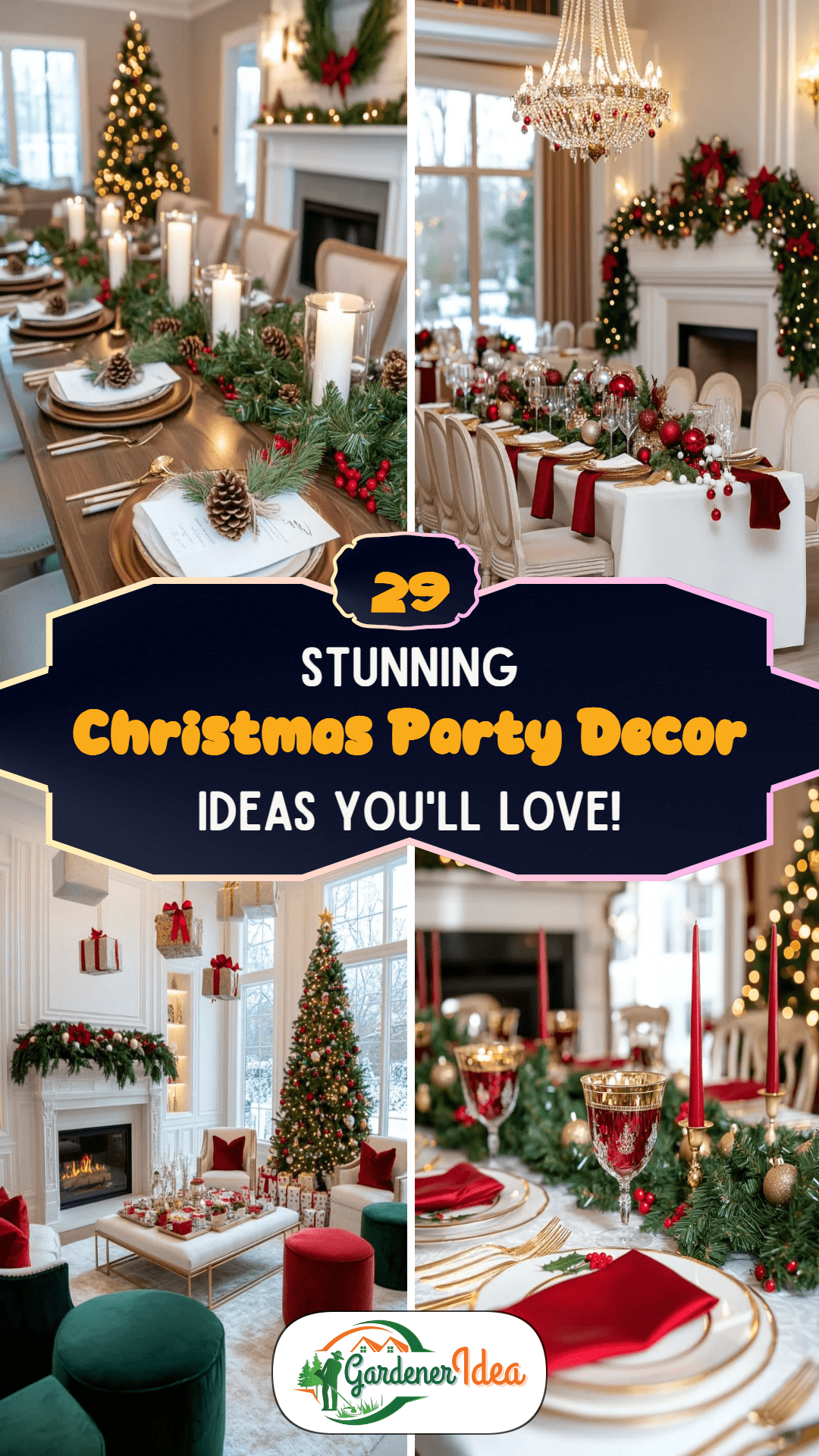 29 Christmas Party Decor Ideas Worth Bookmarking