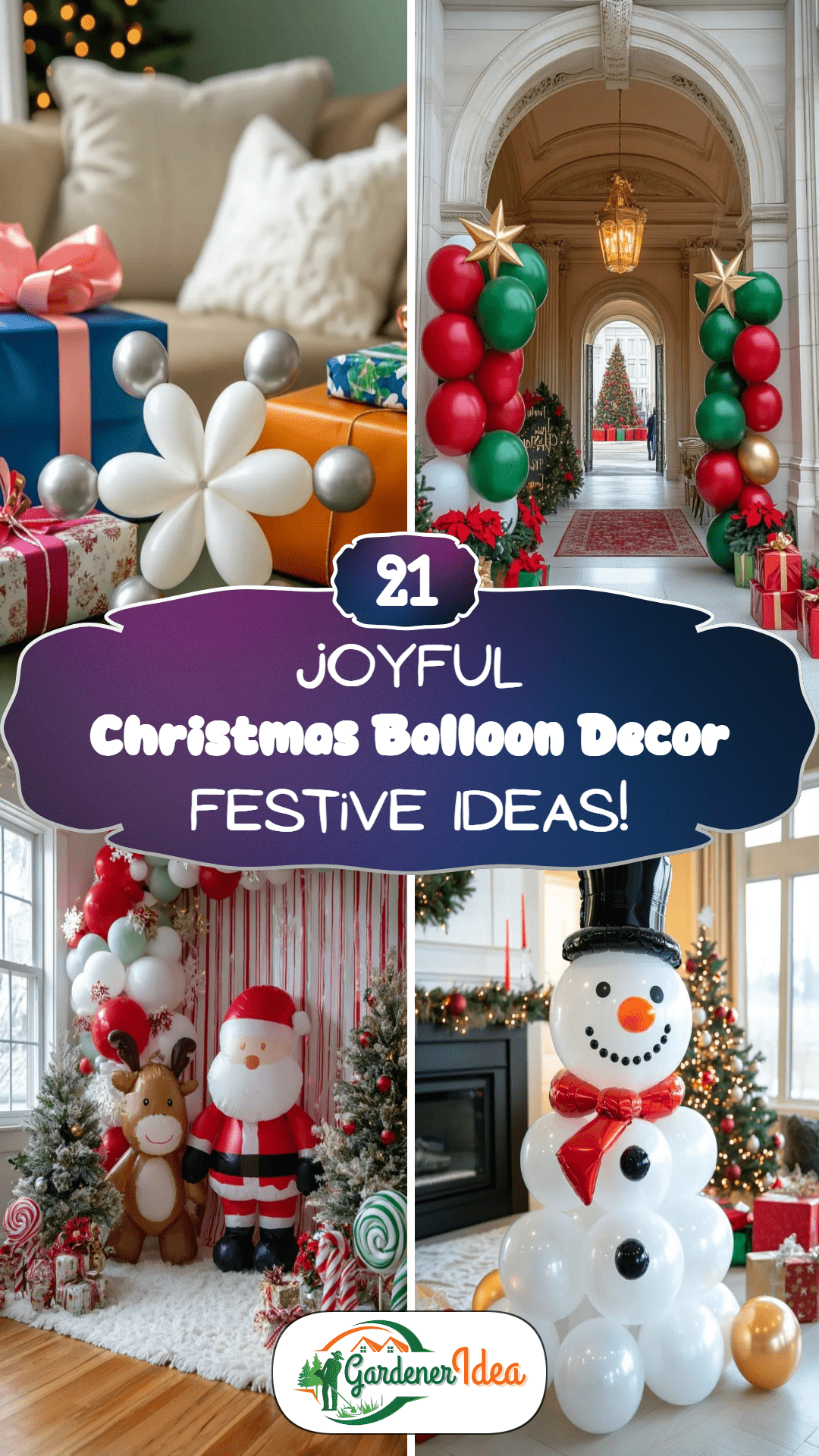 21 Christmas Balloon Decor Festive Ideas for a Joyful Home