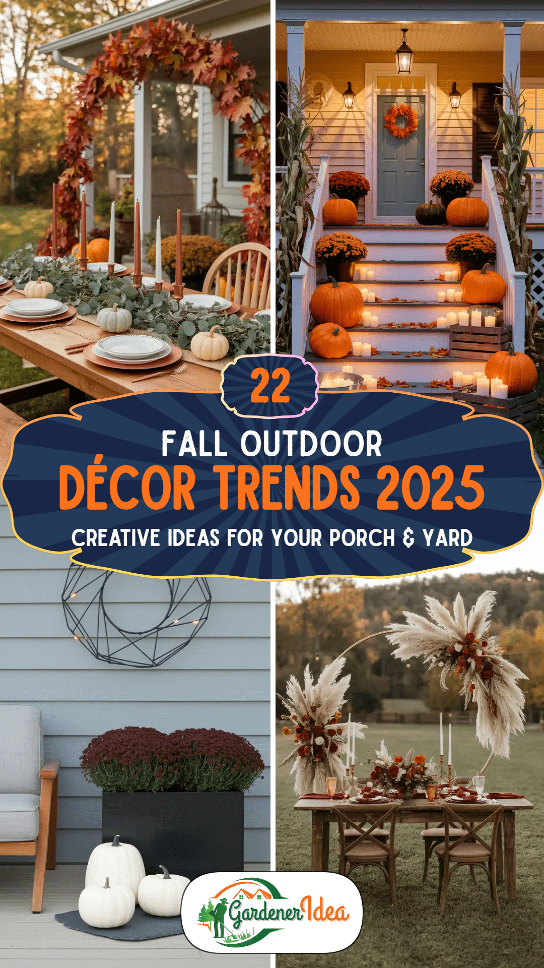 22 Fall Outdoor Decor Trends 2025 for Porch and Yard Style