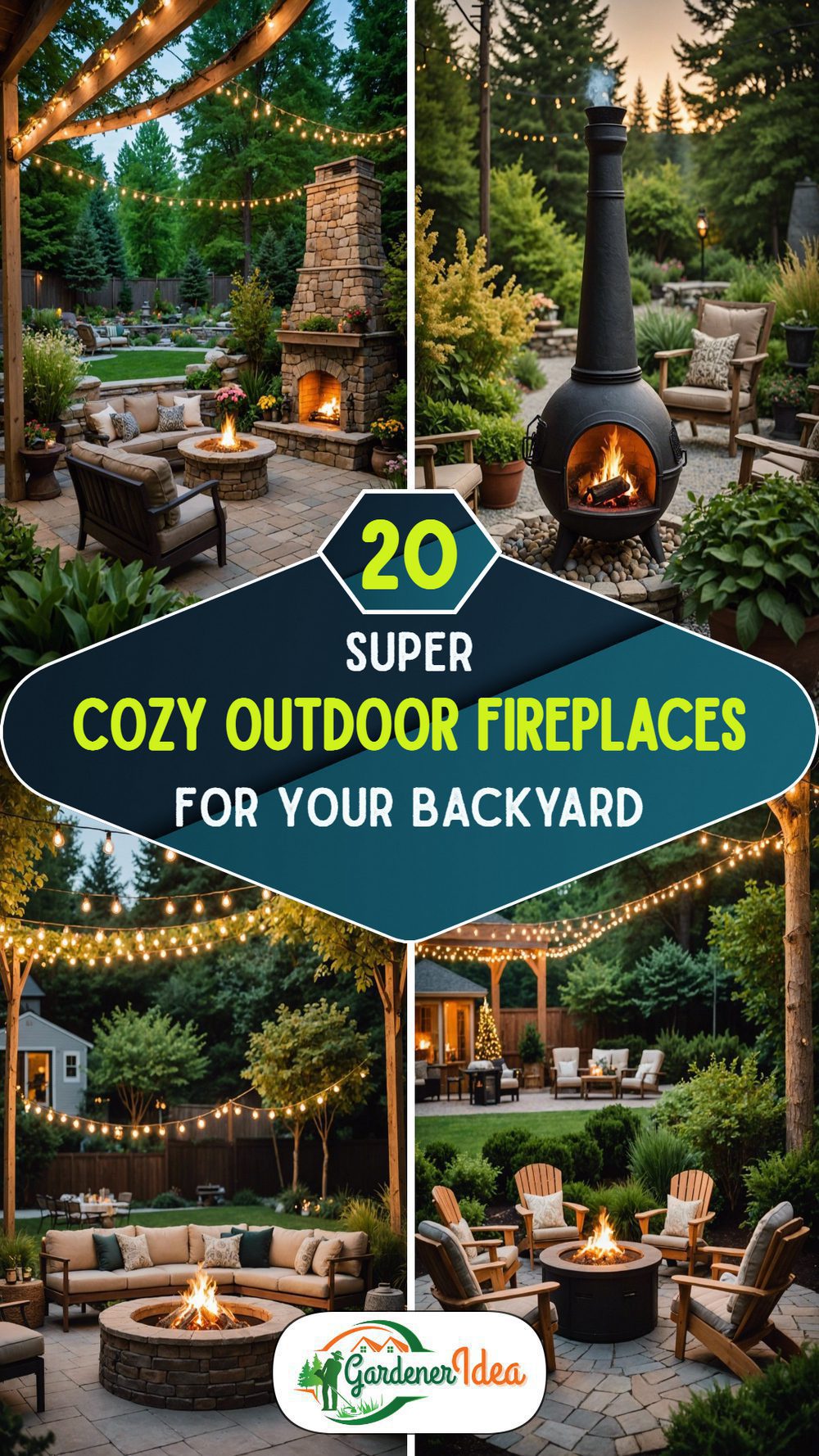 20 Cozy Outdoor Fireplaces to Warm Up Your Backyard