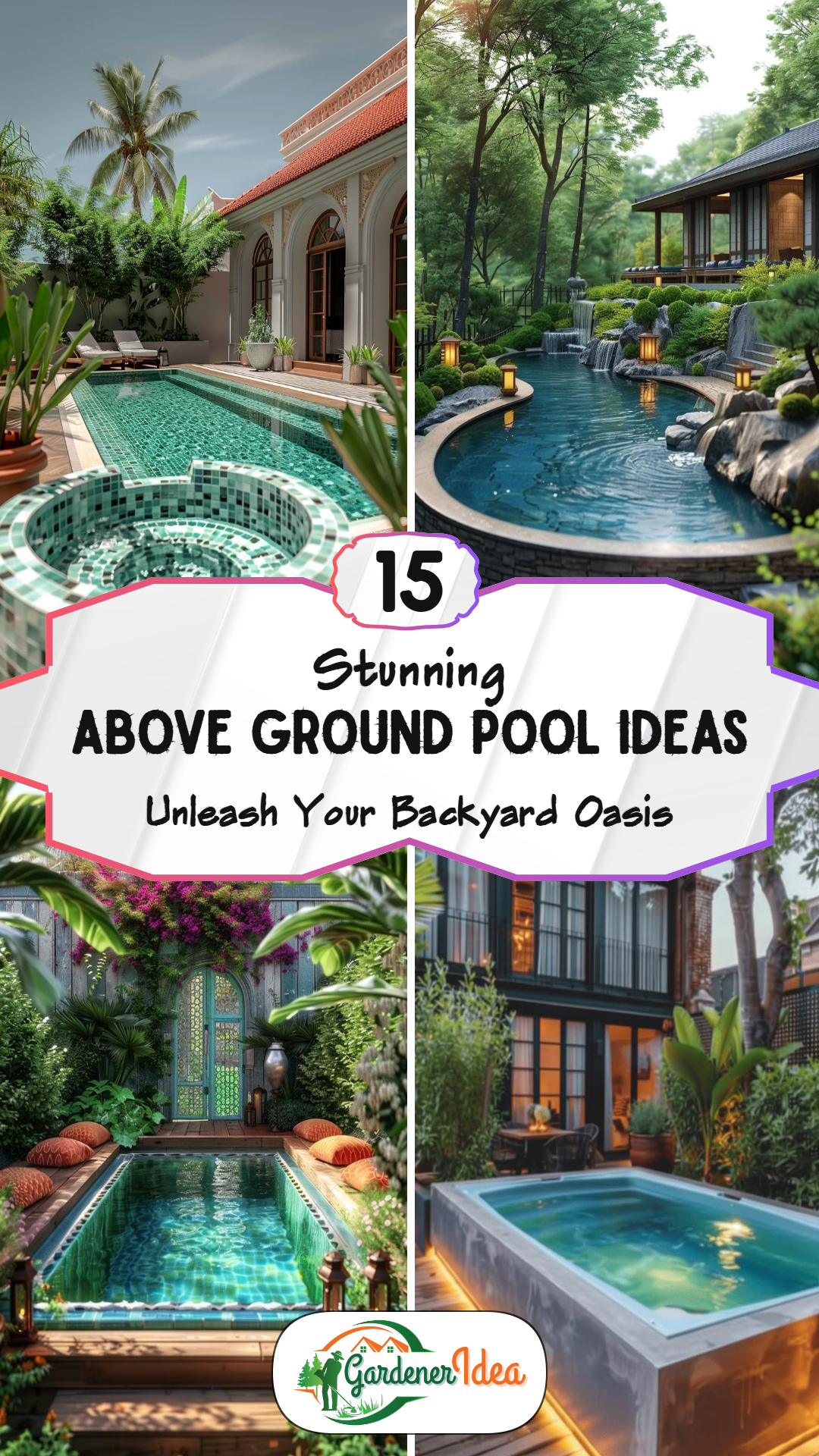 15 Stunning Above Ground Pool Ideas for Backyard Relaxing