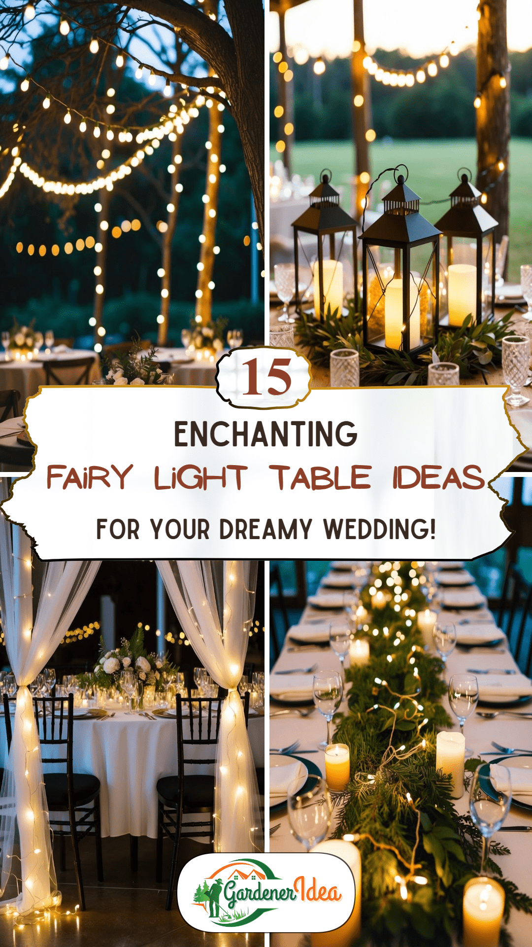 15 Fairy Light Table Ideas for Your Dreamy Wedding Day