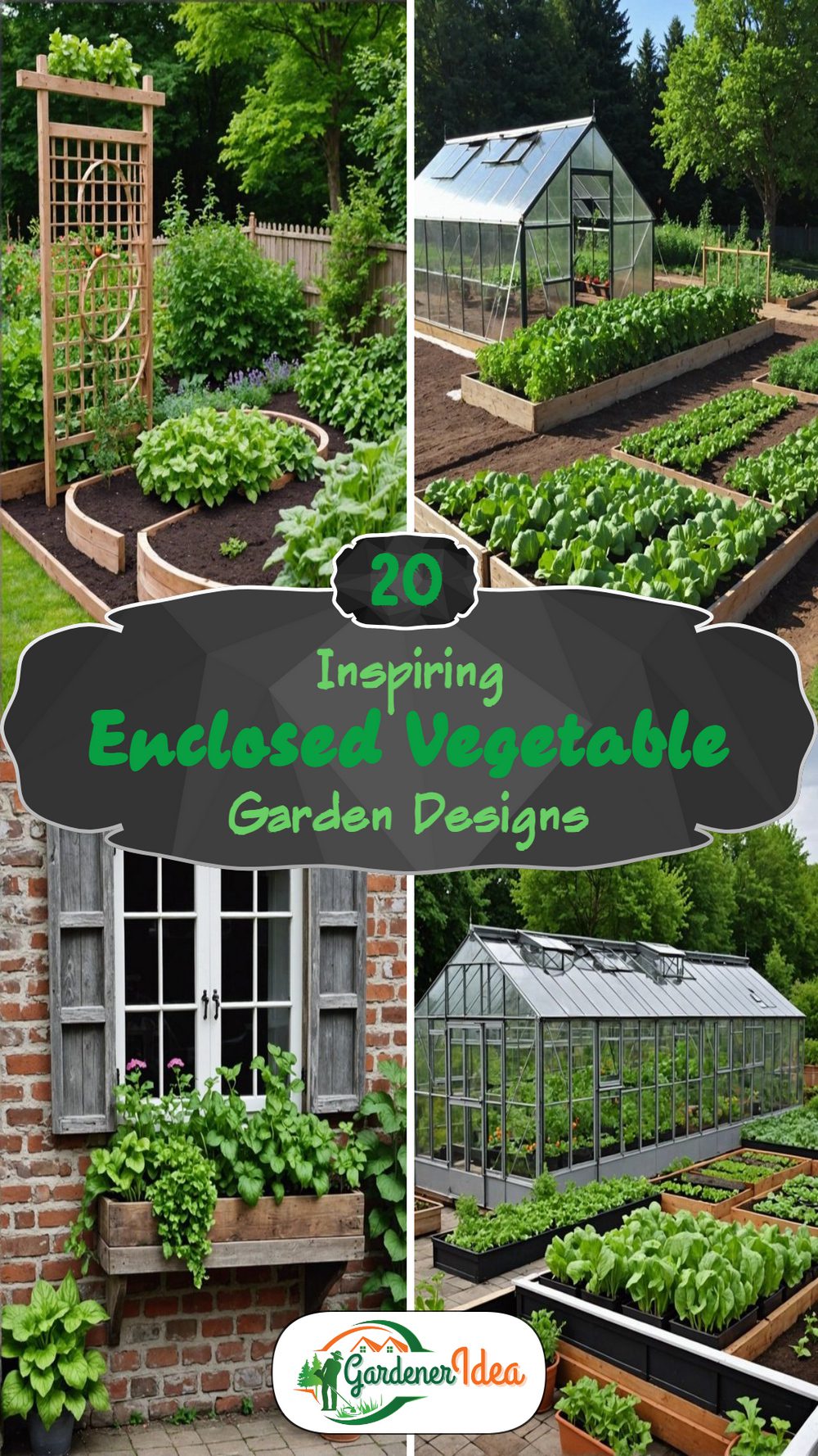 20 Enclosed Vegetable Garden Designs to Try This Year