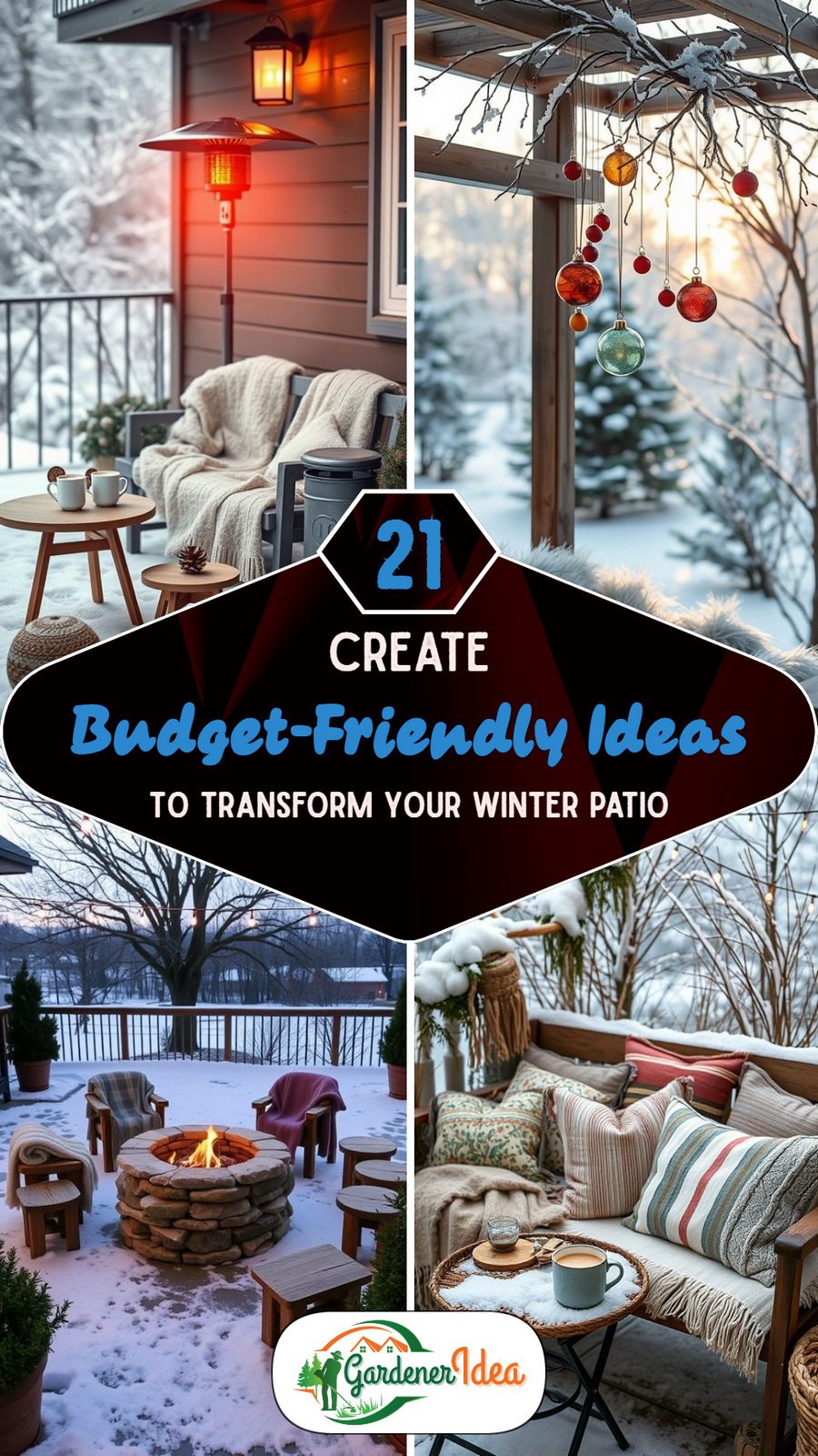 21 Budget-Friendly Ideas for a Cozier Winter Patio