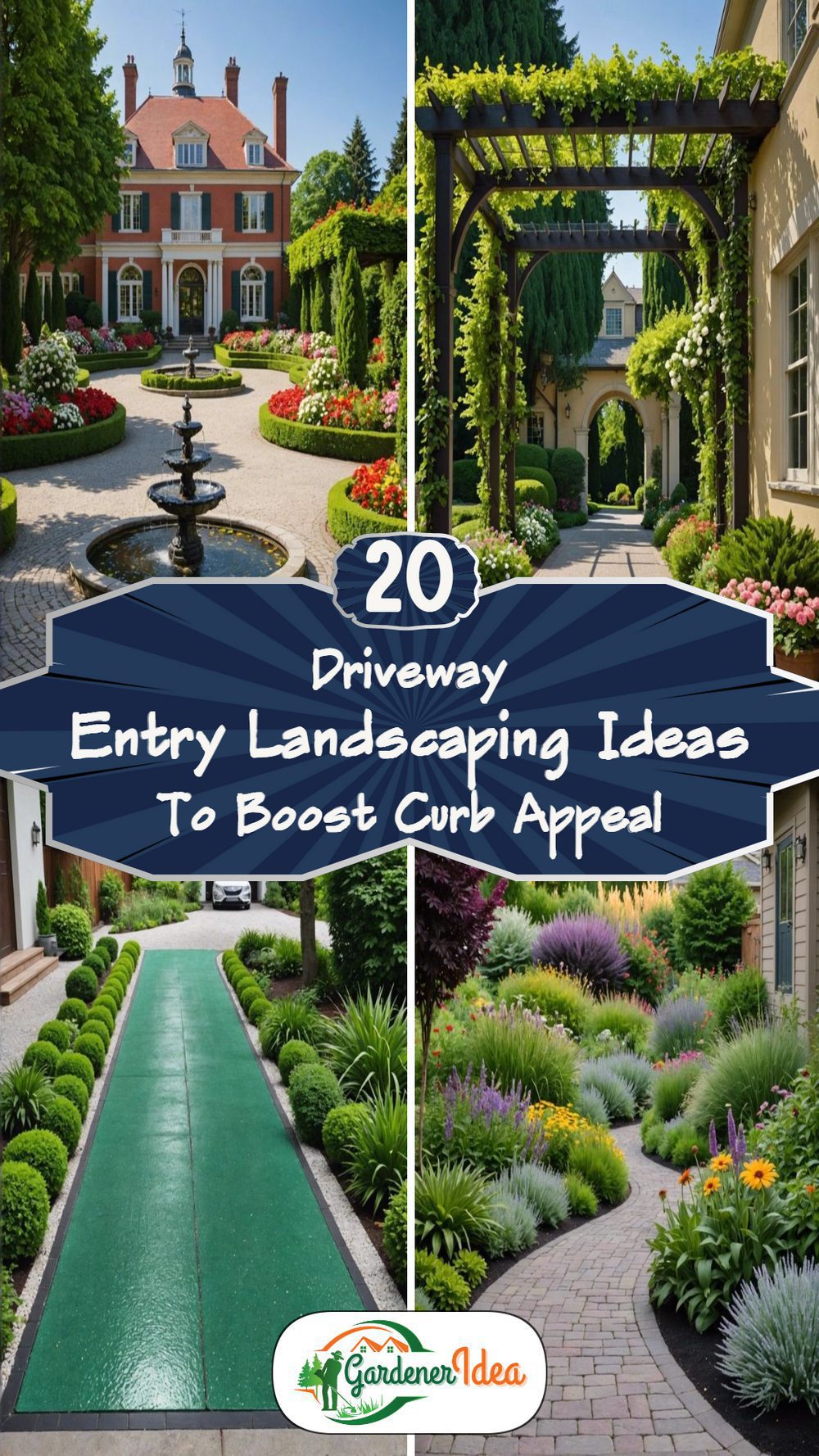 20 Driveway Entry Landscaping Ideas For Instant Curb Appeal