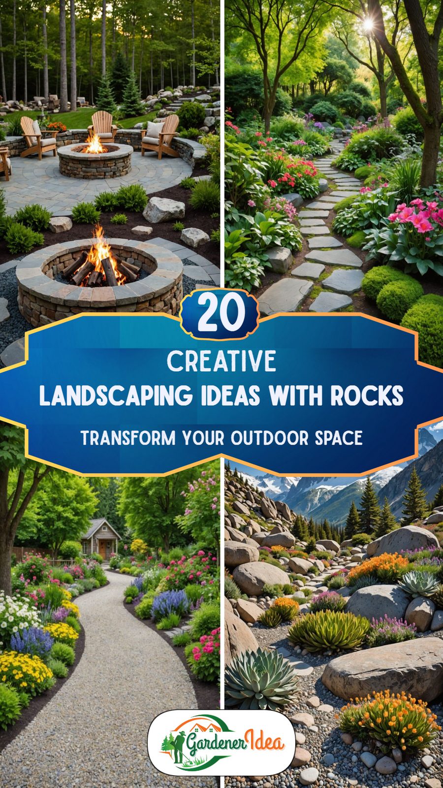 20 Landscaping Ideas With Rocks for Every Yard