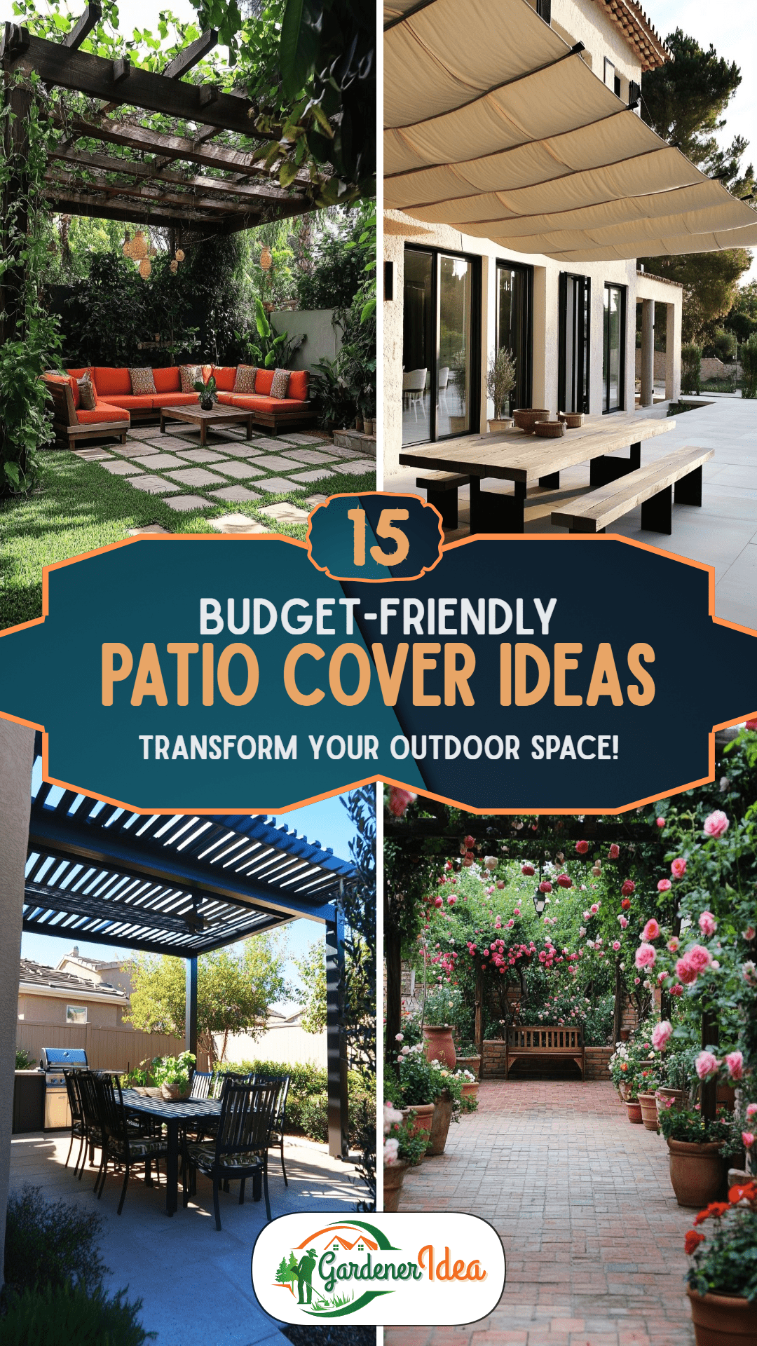 15 Budget-Friendly Patio Cover Ideas for Stylish Outdoor Shade