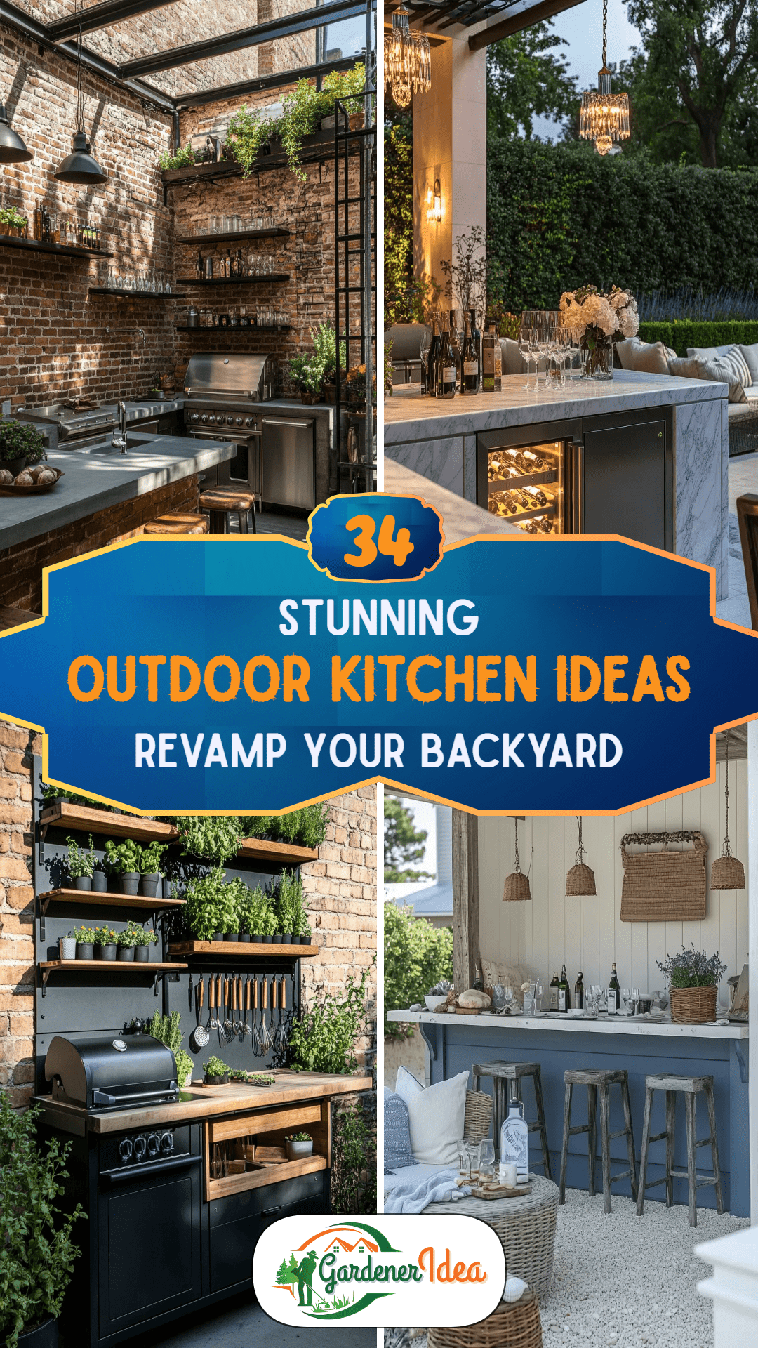 34 Stunning Outdoor Kitchen Ideas for Your Backyard
