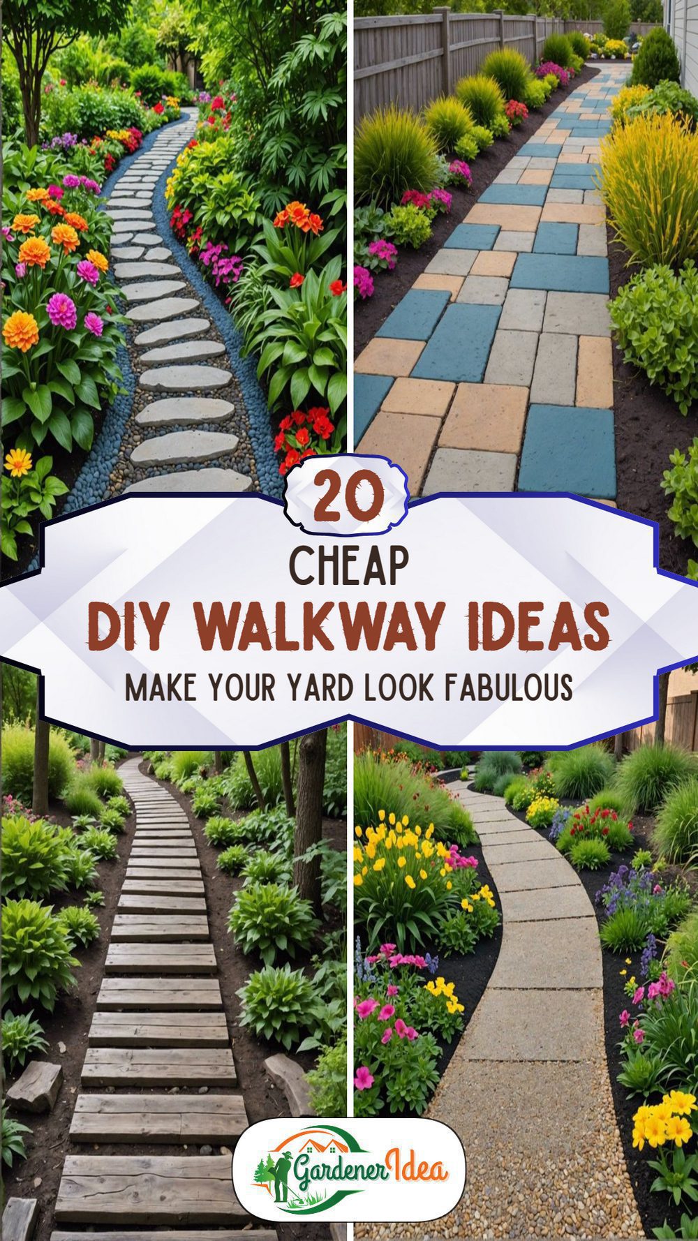 20 Cheap Walkway Ideas You Can DIY This Weekend