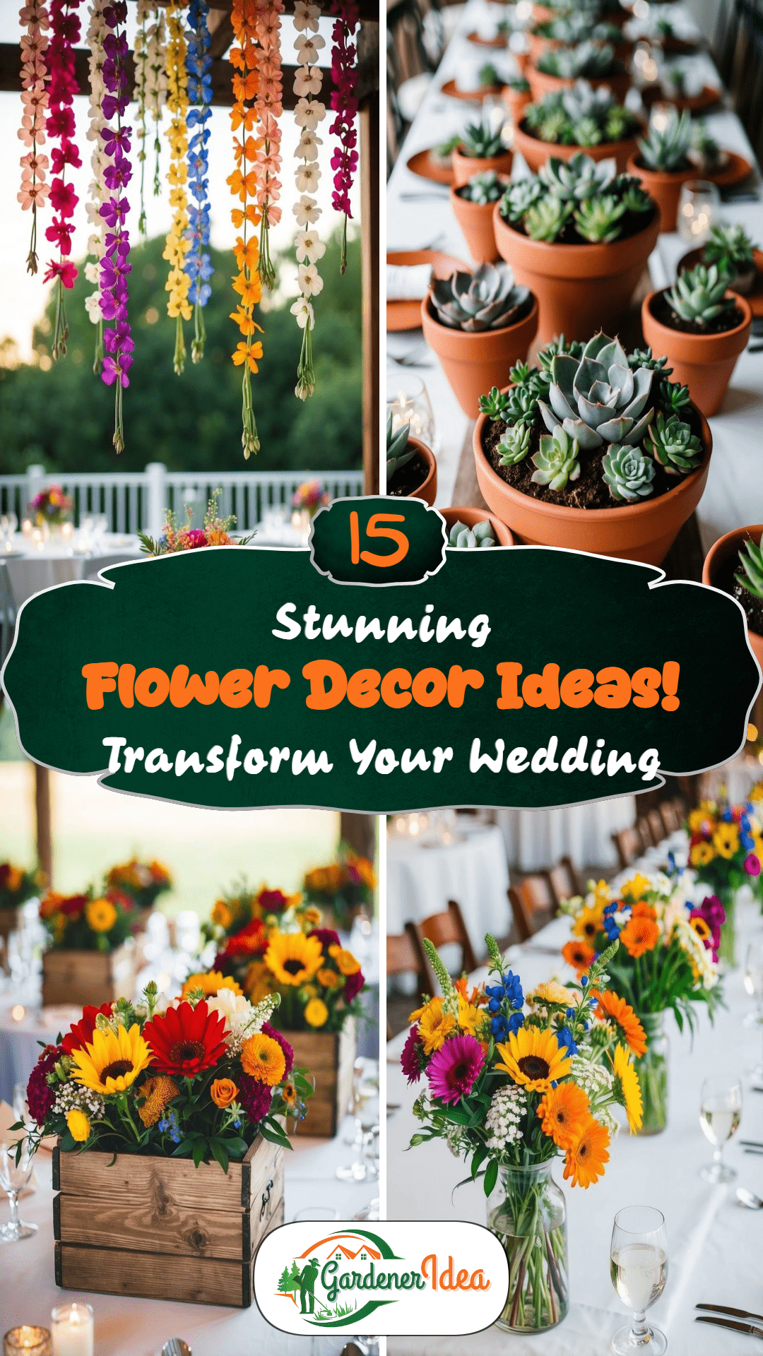Transform Your Wedding With 15 Stunning Flower Decor Ideas Guests Will Love