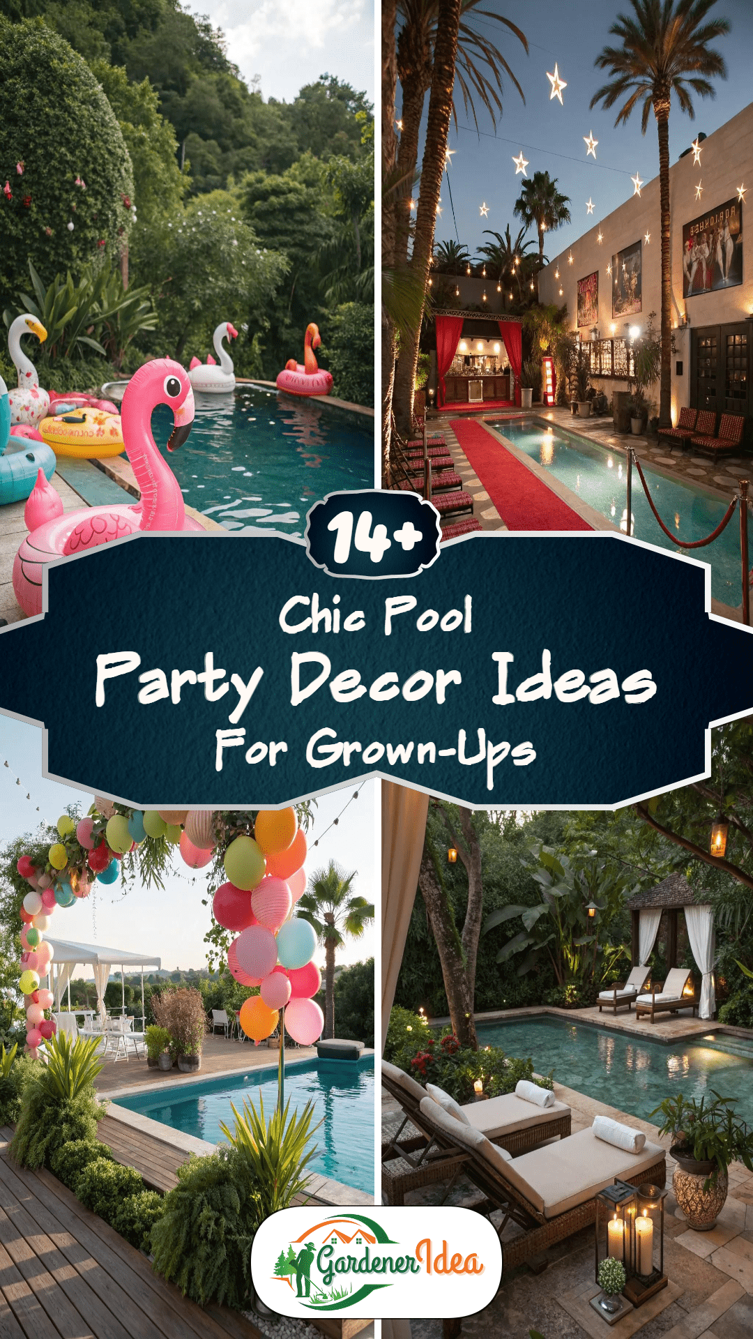 14 Chic Pool Party Decor Ideas for Grown-Up Gatherings