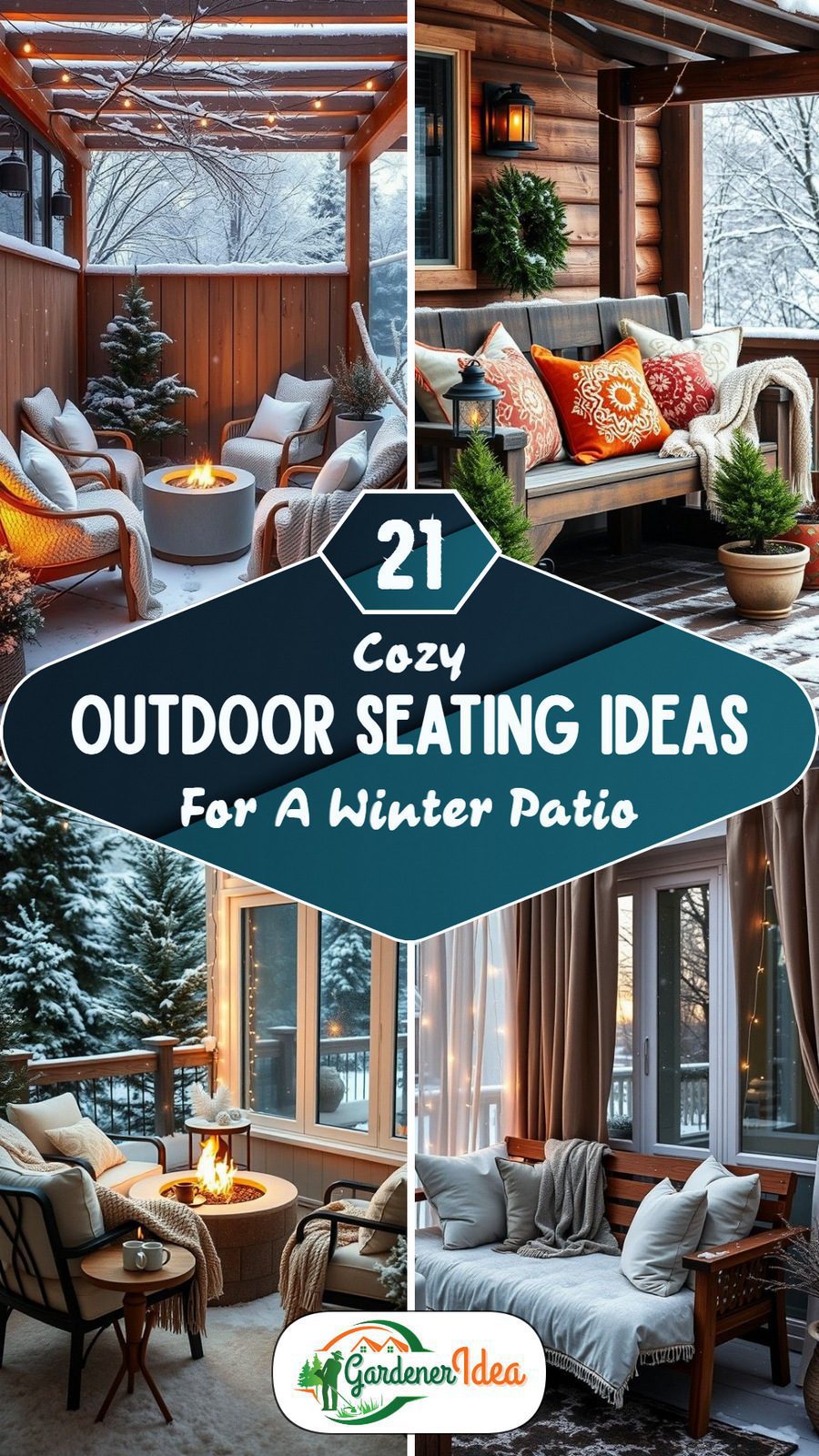 21 Seating Ideas for a Cozy Winter Patio Retreat
