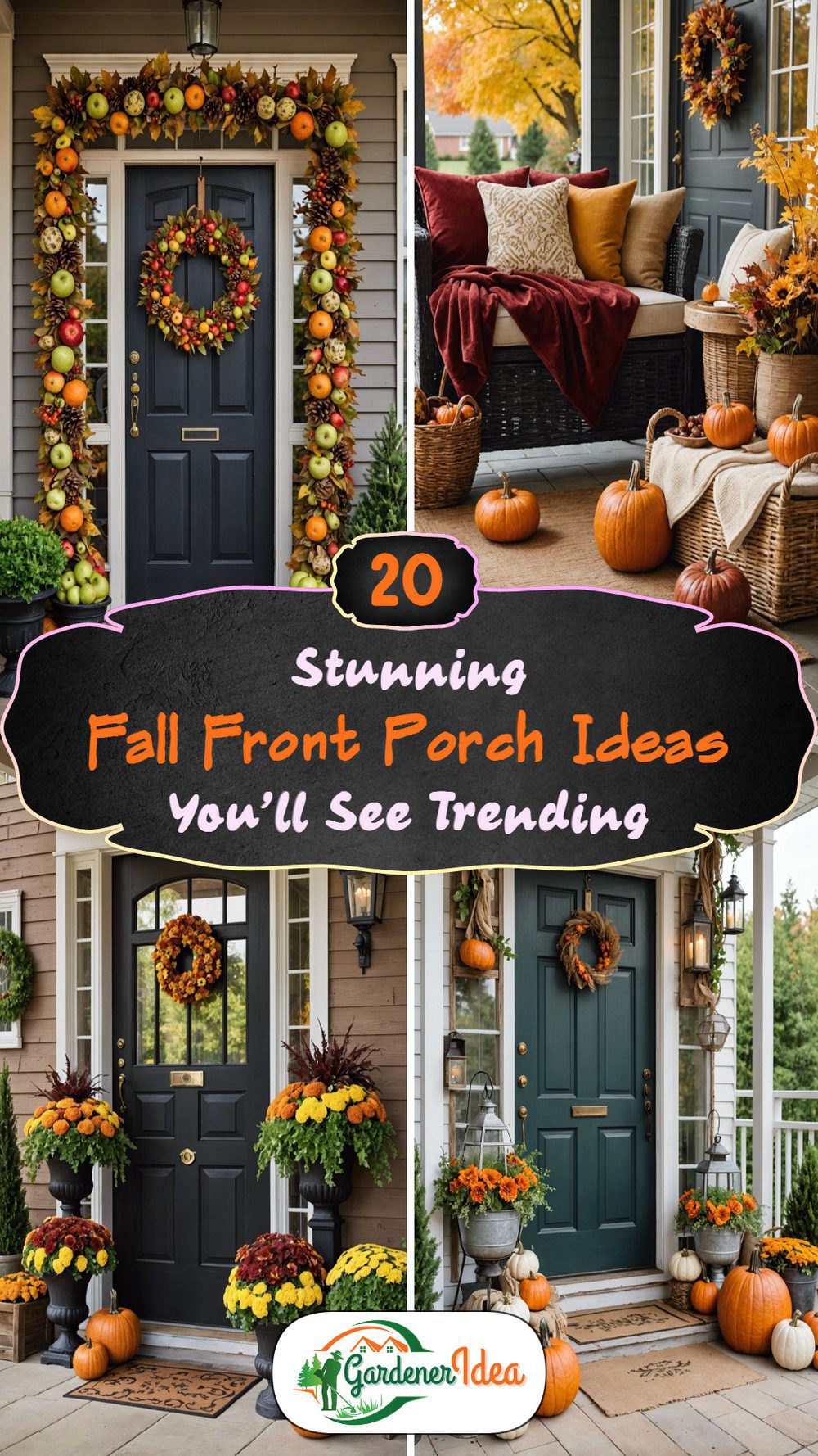 20 Fall Front Porch Ideas That Are Trending Now