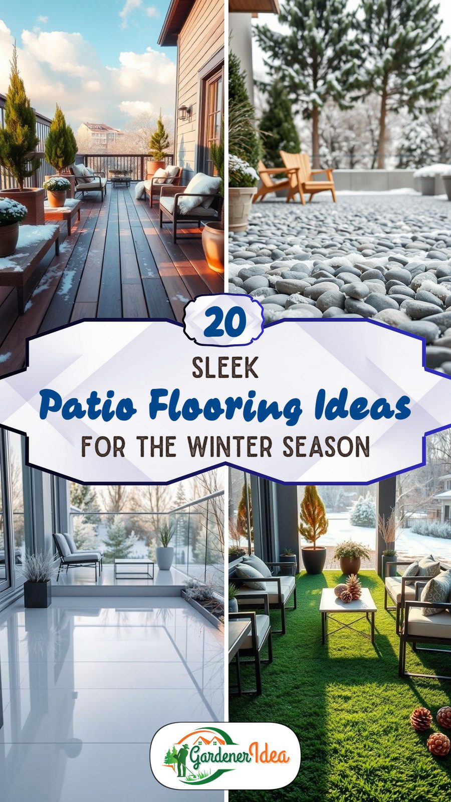 20 Sleek Patio Flooring Ideas For Cold Weather Ease