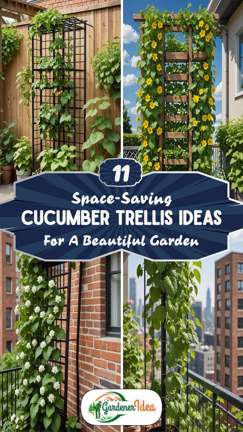11 Cucumber Trellis Ideas That Save Garden Space