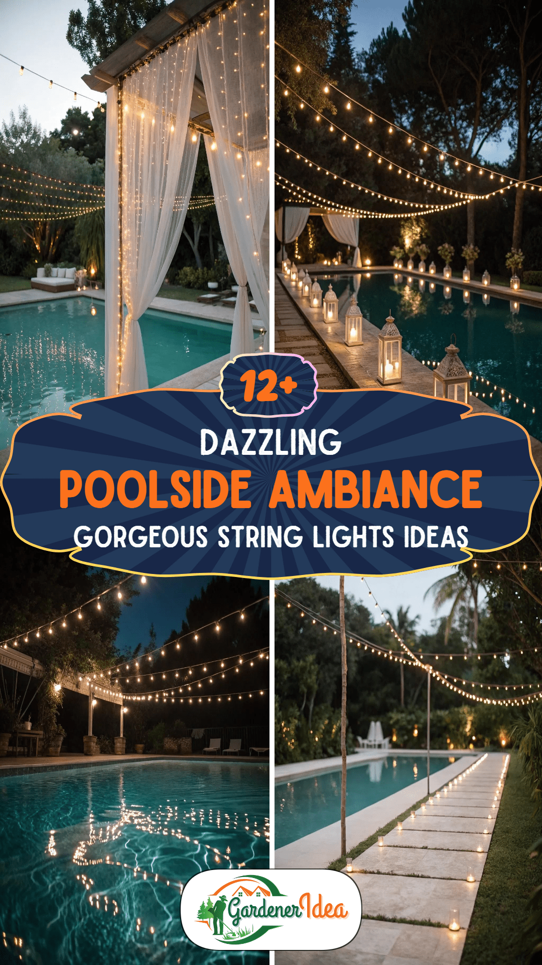 Poolside Ambiance Gorgeous String Lights Ideas to Try