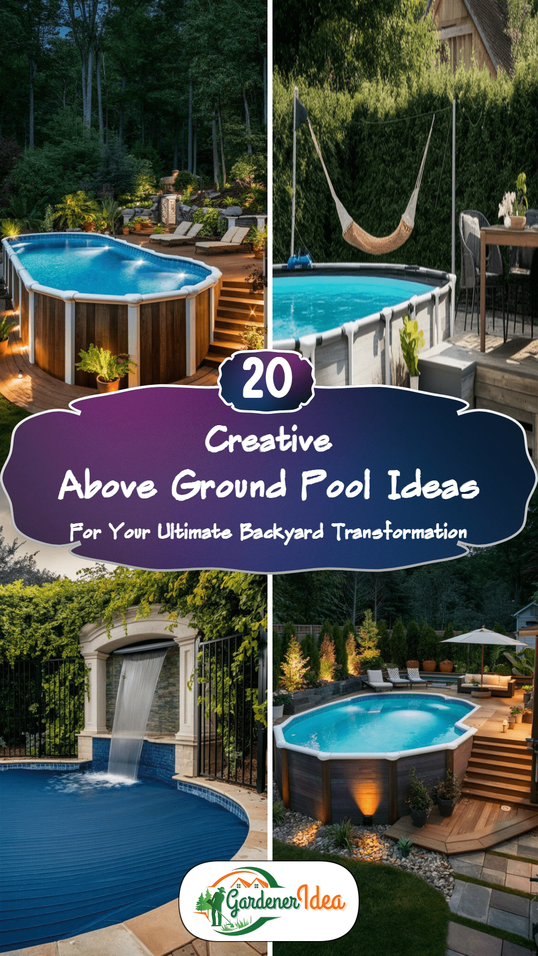 20 Creative Above Ground Pool Ideas for a Backyard Upgrade