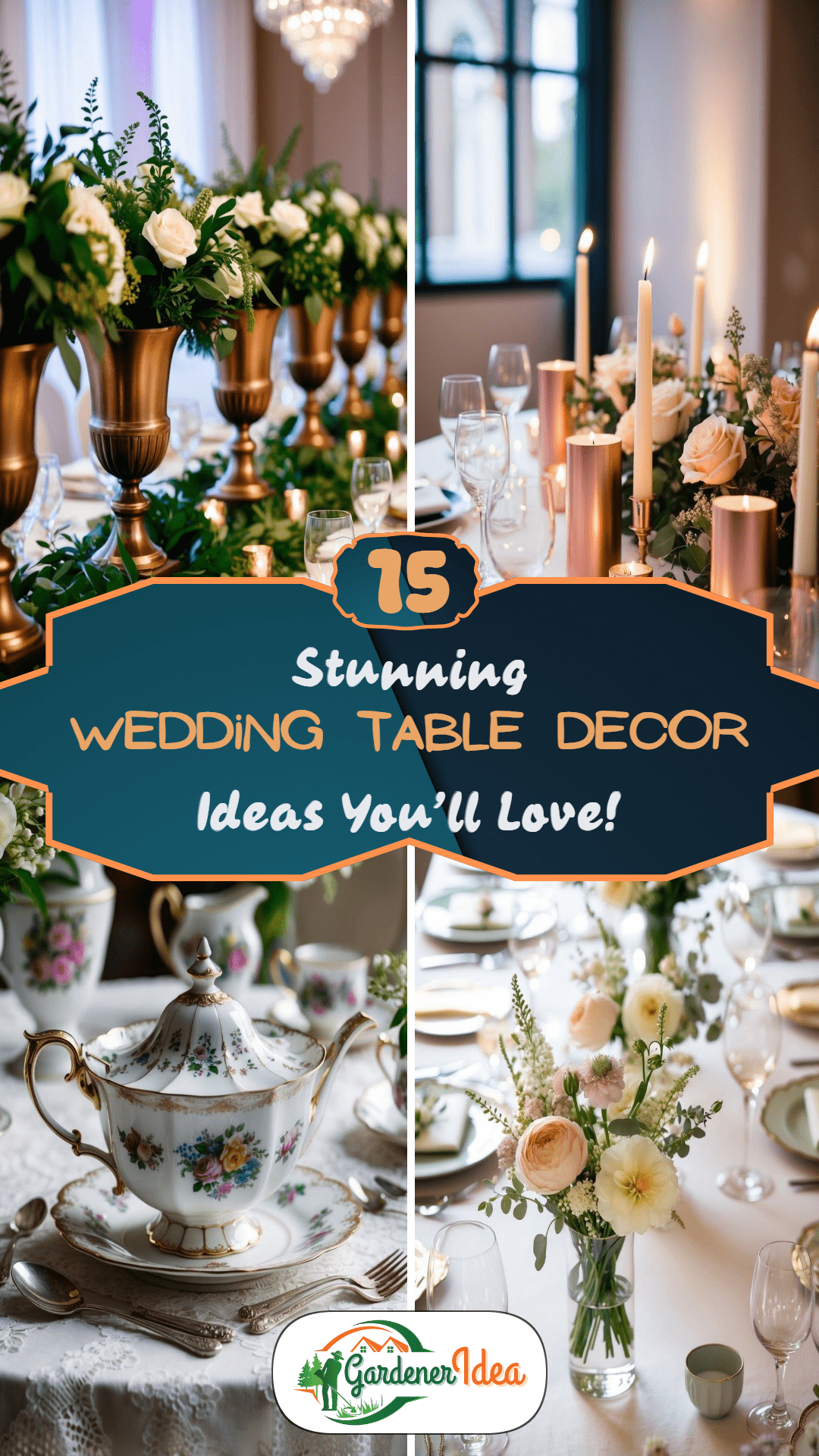 15 Stunning Wedding Table Decor Ideas Your Guests Will Love