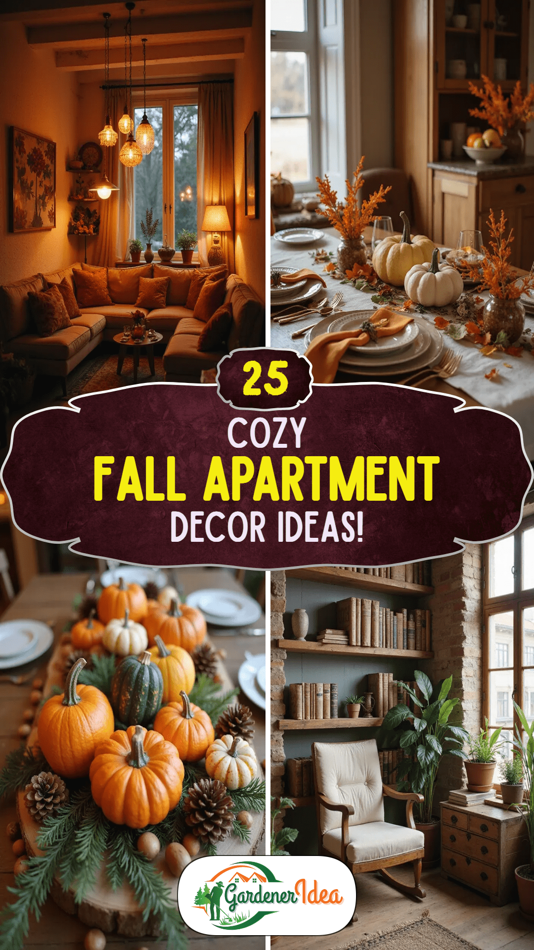 25 Cozy Fall Apartment Decor Ideas for a Warm Home