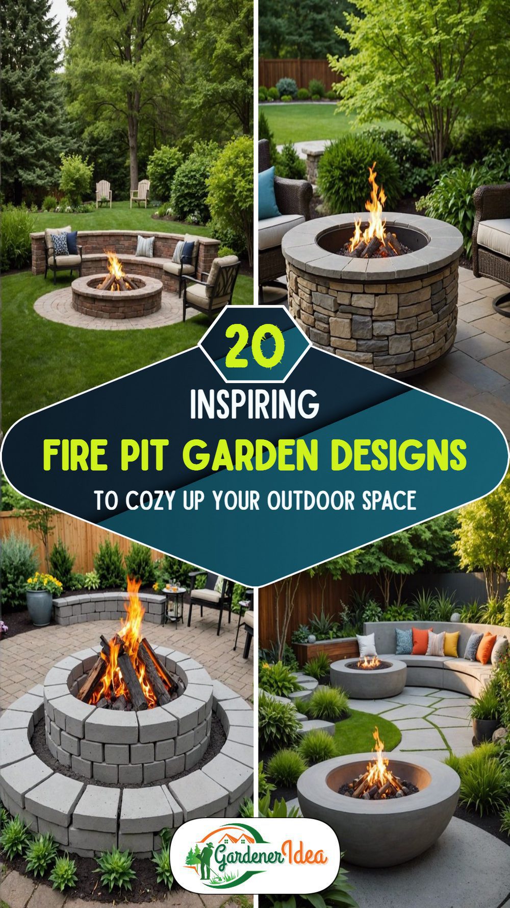 20 Fire Pit Garden Designs for a Cozy Backyard